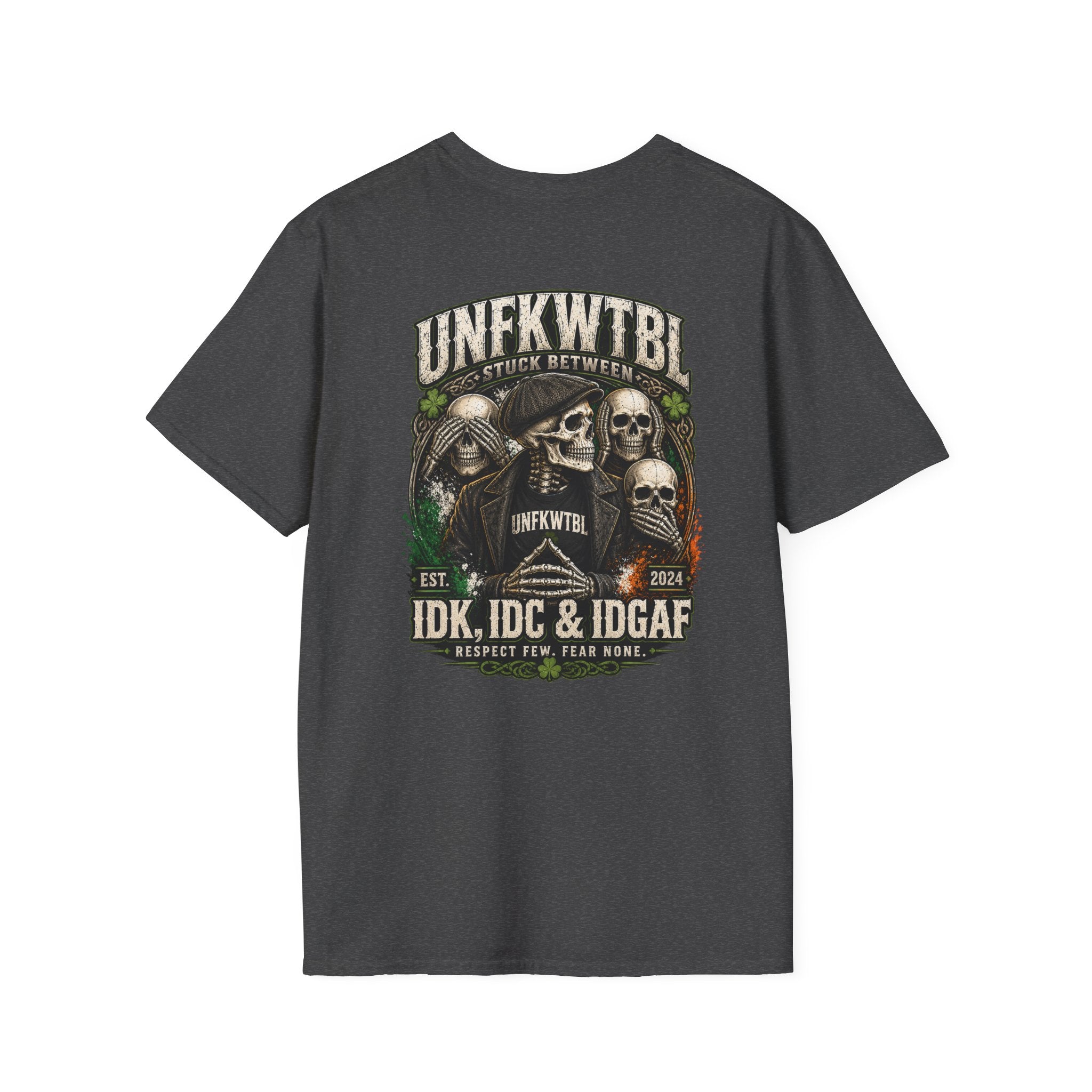 Skull Trio 'Ungrateful' Graphic T-Shirt