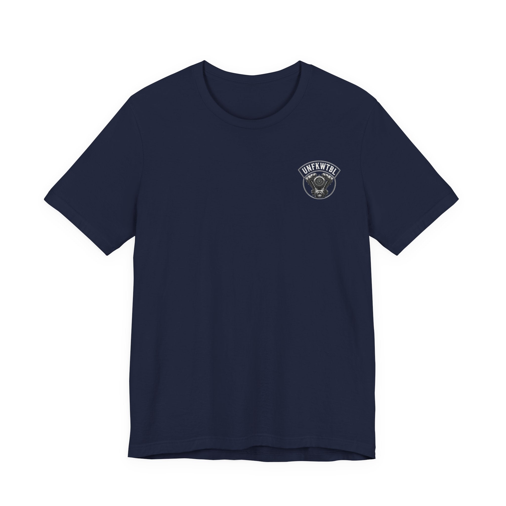 Skull Rider Tee — "UNFKWTBL" Speak Soft Ride Loud Motorcycle T‑Shirt