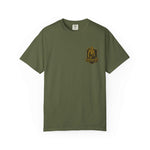 Eternal Stormbearer T-Shirt unisex garment-dyed olive green casual cotton tee with fantasy graphic design