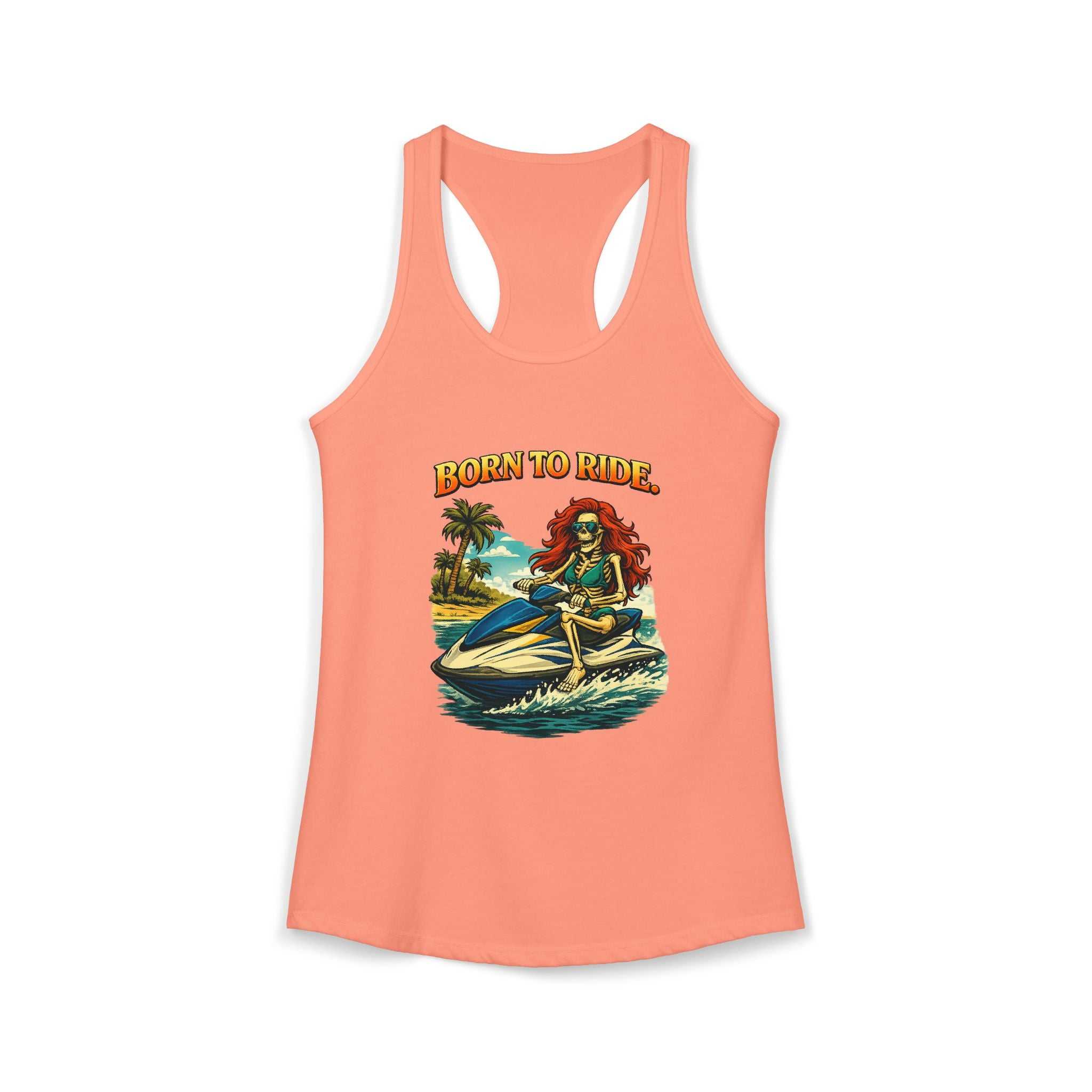Slim fit Women's Ideal Racerback Tank with lightweight fabric and sporty scooped neckline