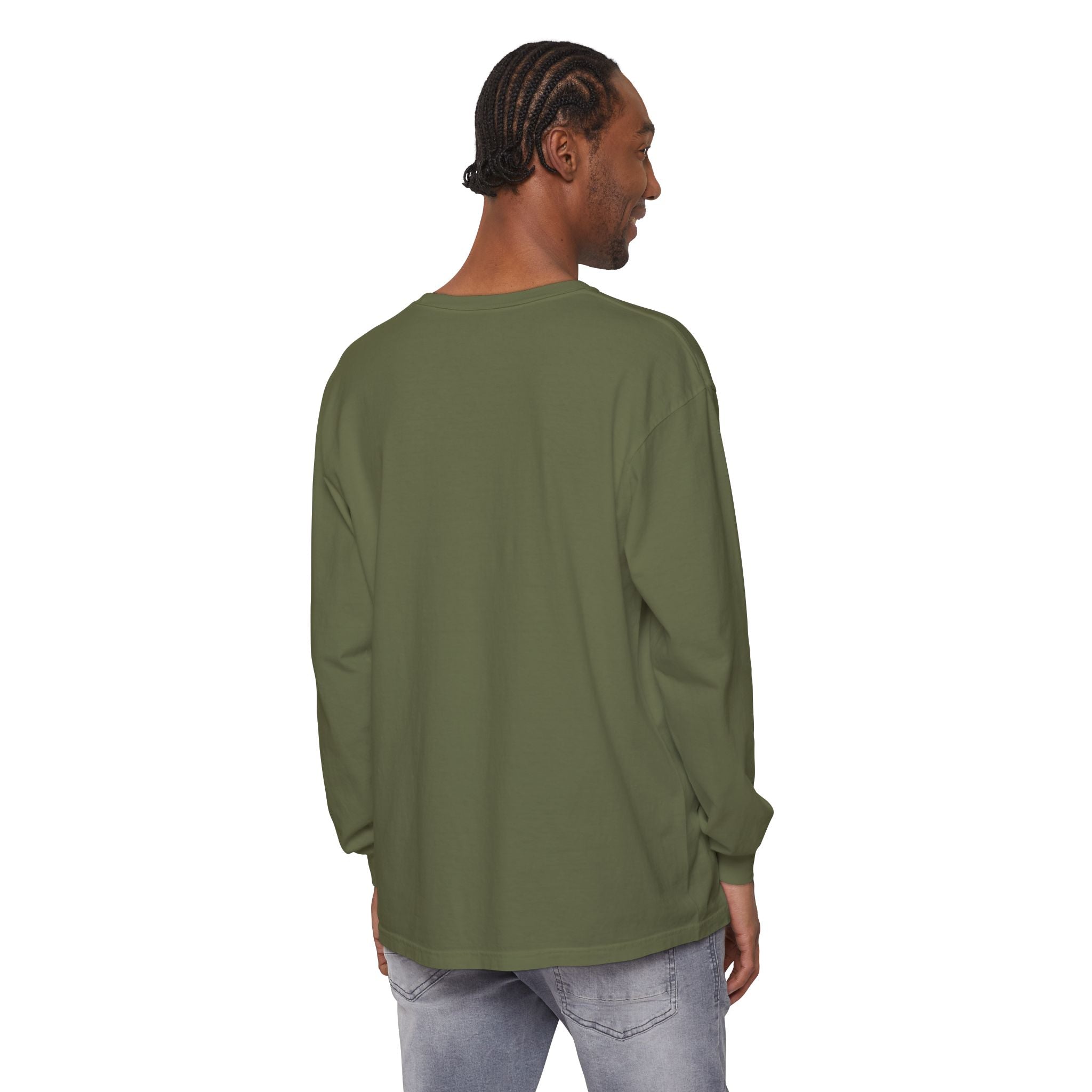 Calm Men Skull Raven Long Sleeve T-Shirt — "Calm Men Are The Ones You Should Worry About"
