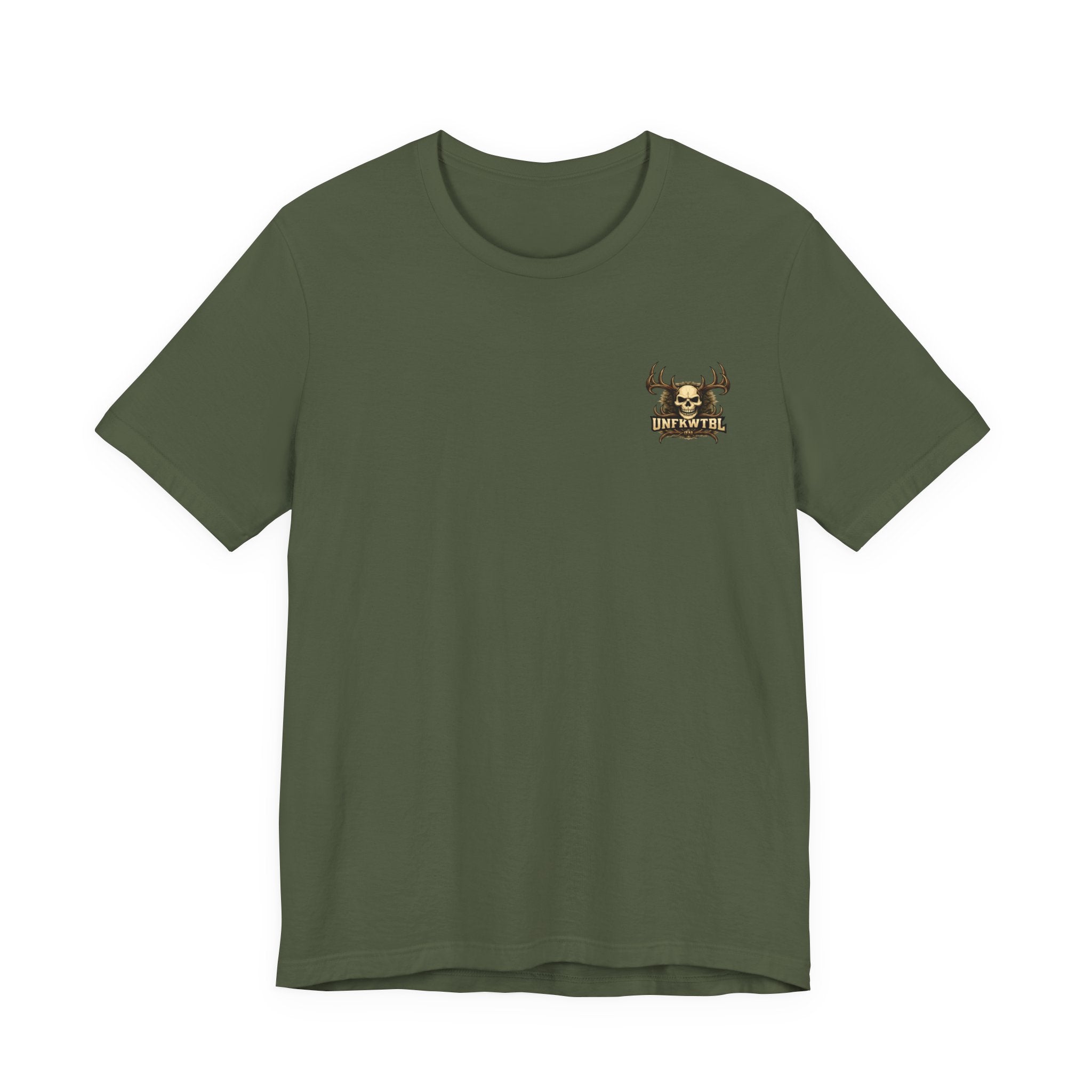 Zero Bucks Given Skull Deer Graphic Tee