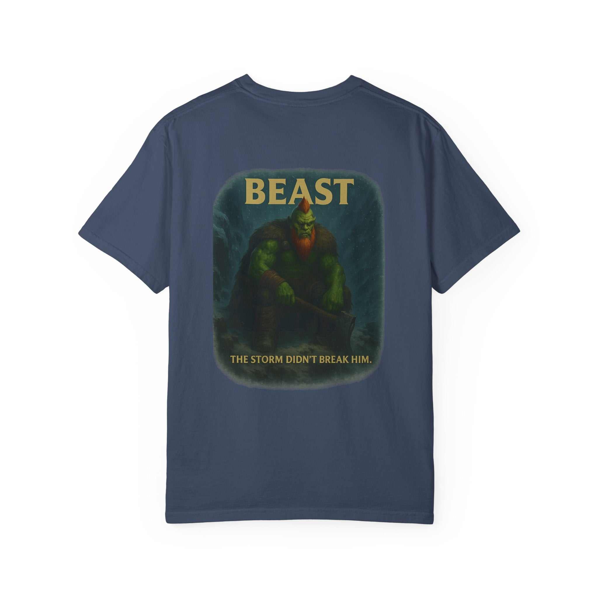 Epic Beast Garment-Dyed T-Shirt unisex vintage tee for gamers and adventure lovers