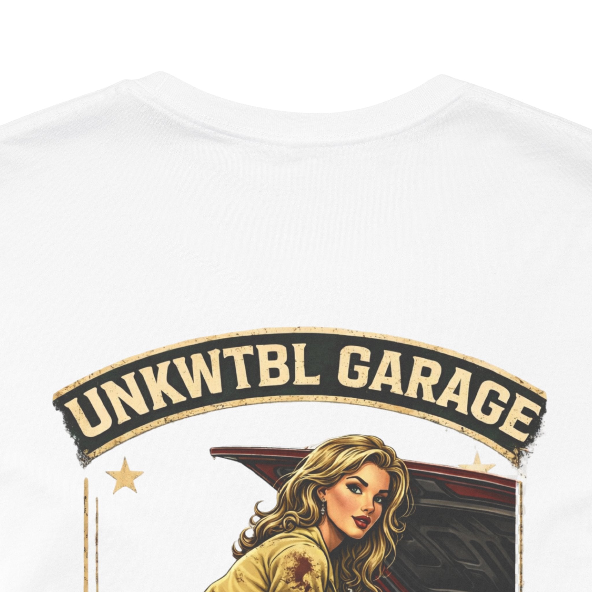 Mechanic On Duty Tee — Retro Pinup Garage T-Shirt