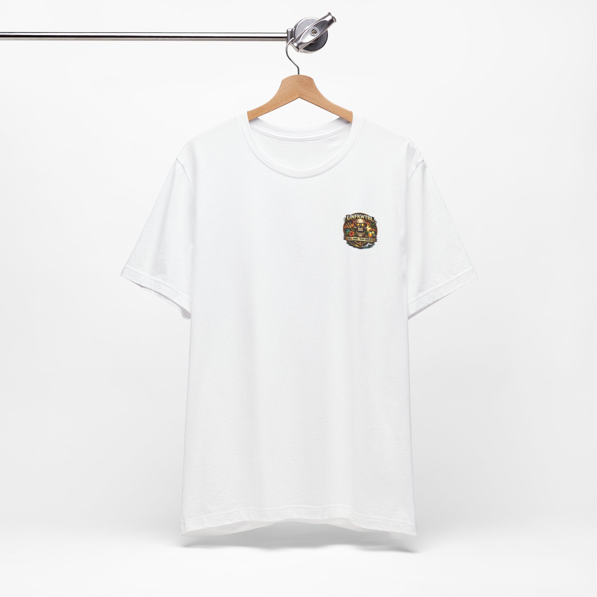 Chaos Island Skull T-Shirt — Tropical Pirate Graphic Tee