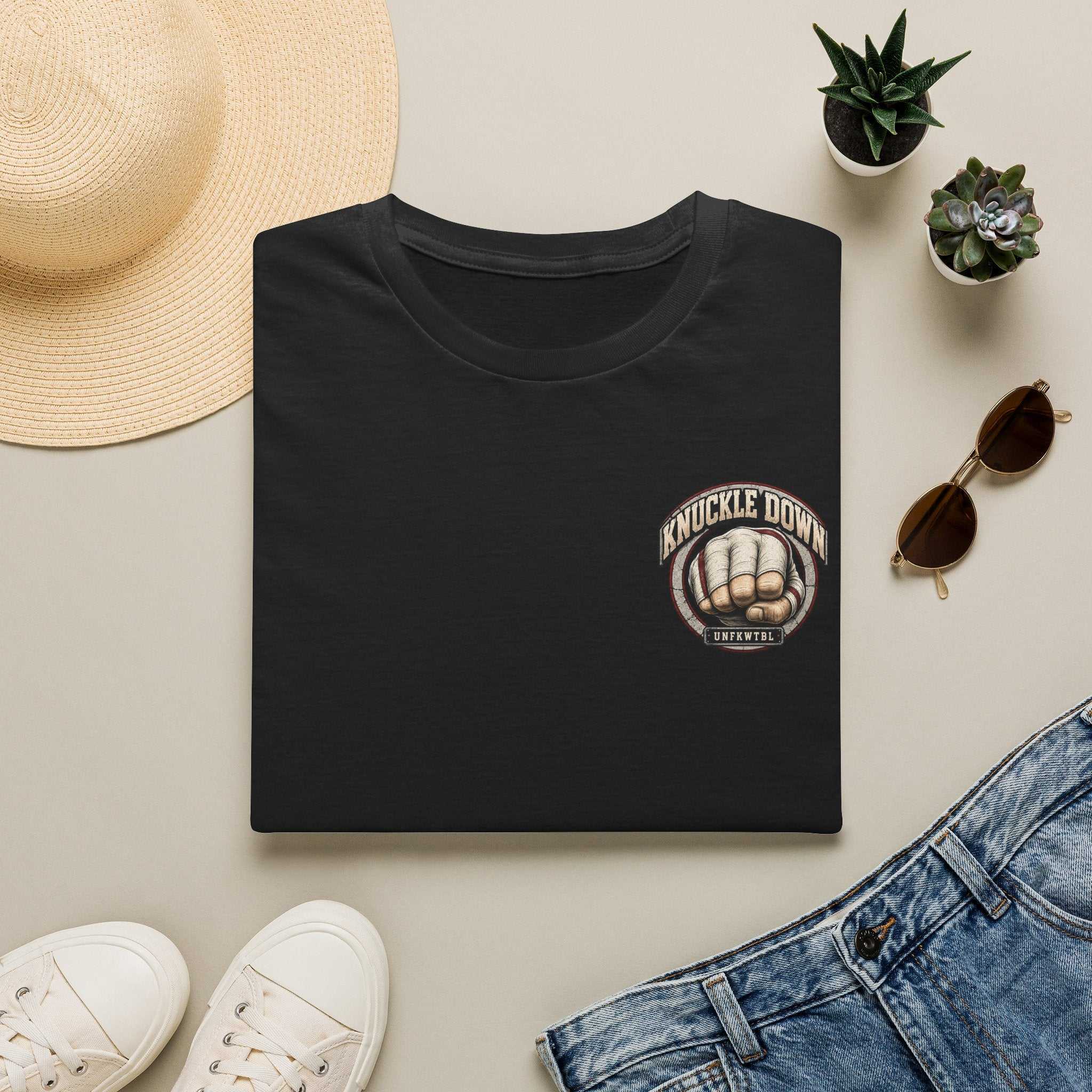 The World Swings. We Stand. Knuckle Down Tee