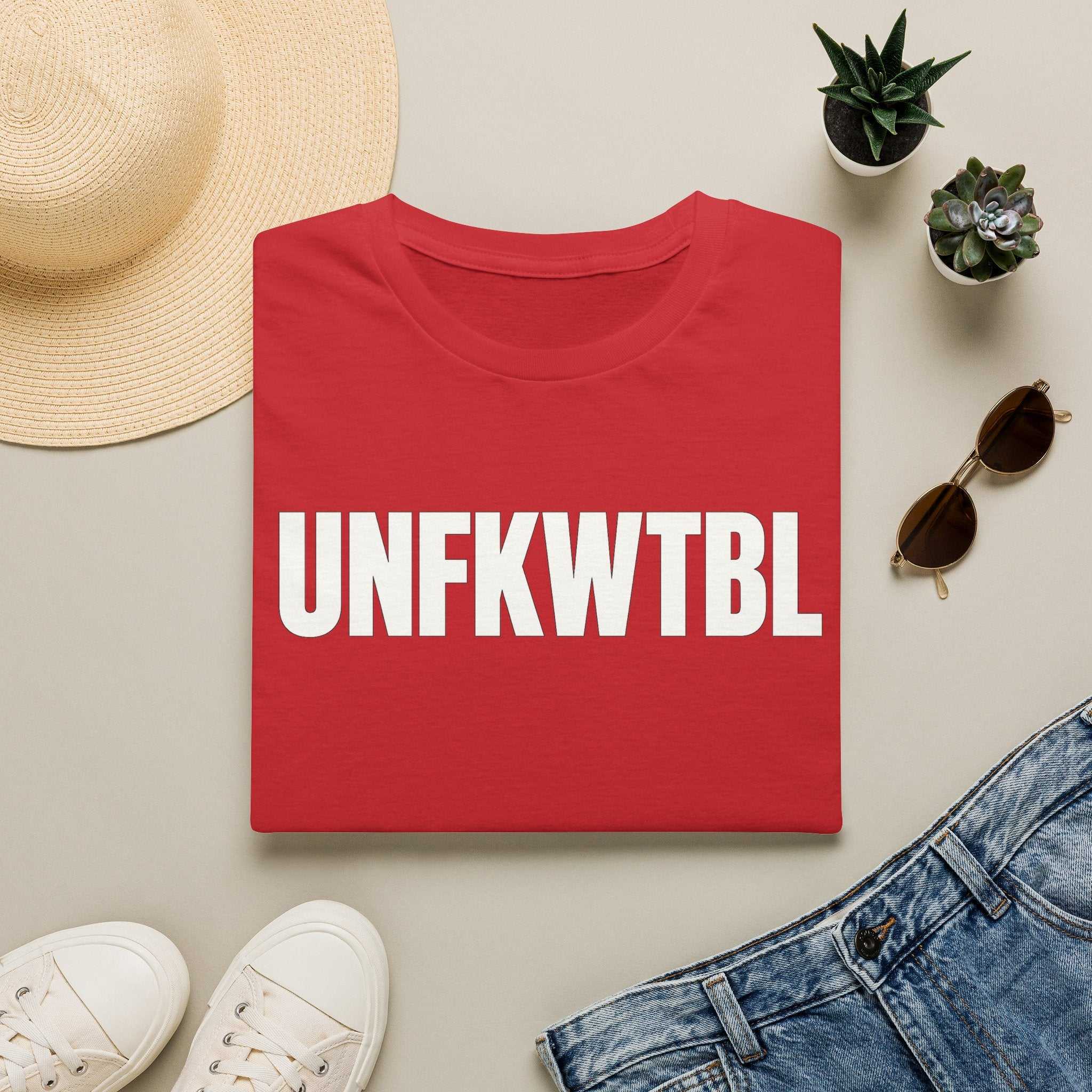 UNFKWTBL Graphic Tee — Bold Abbreviation Statement Shirt