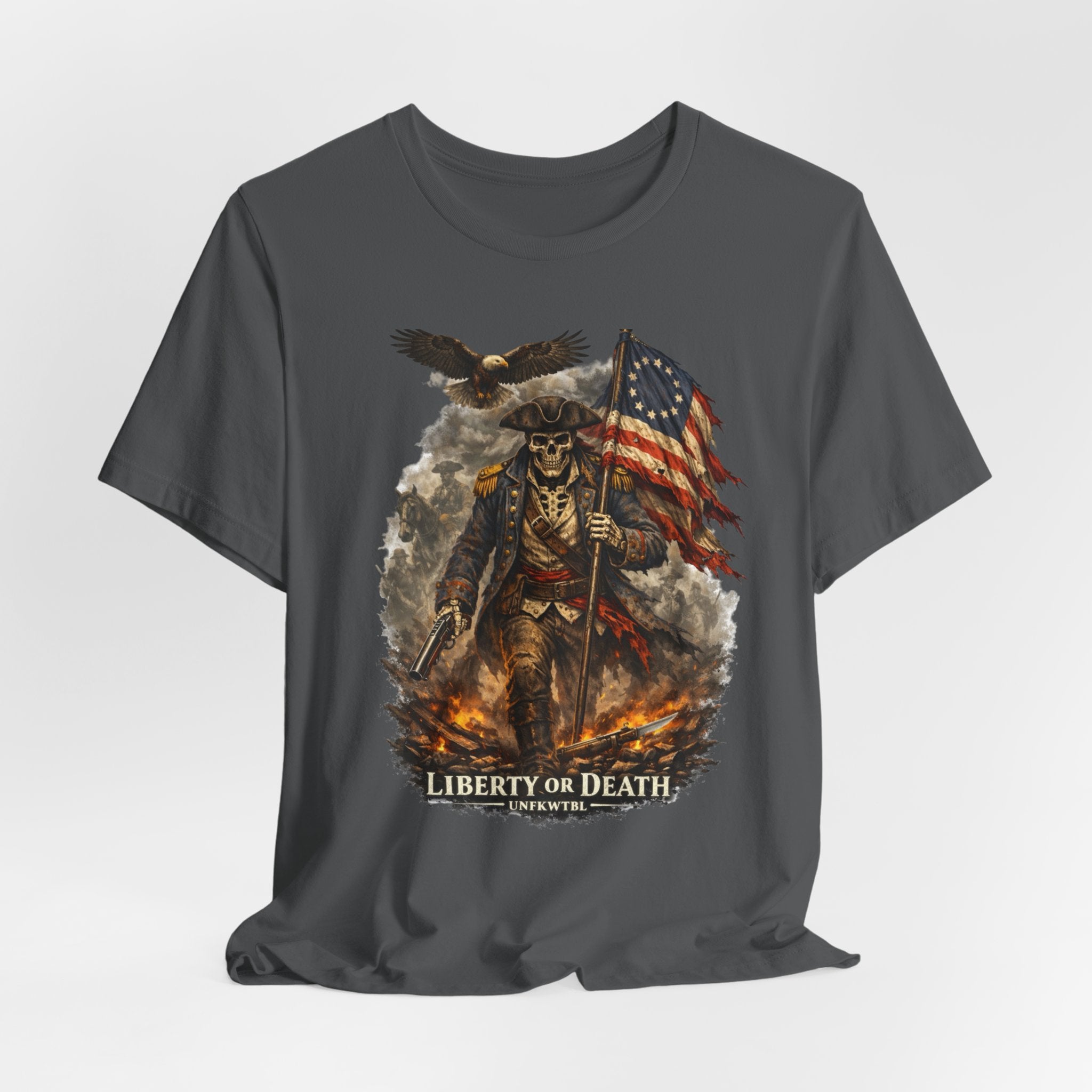 Liberty or Death Skull Flag T-Shirt