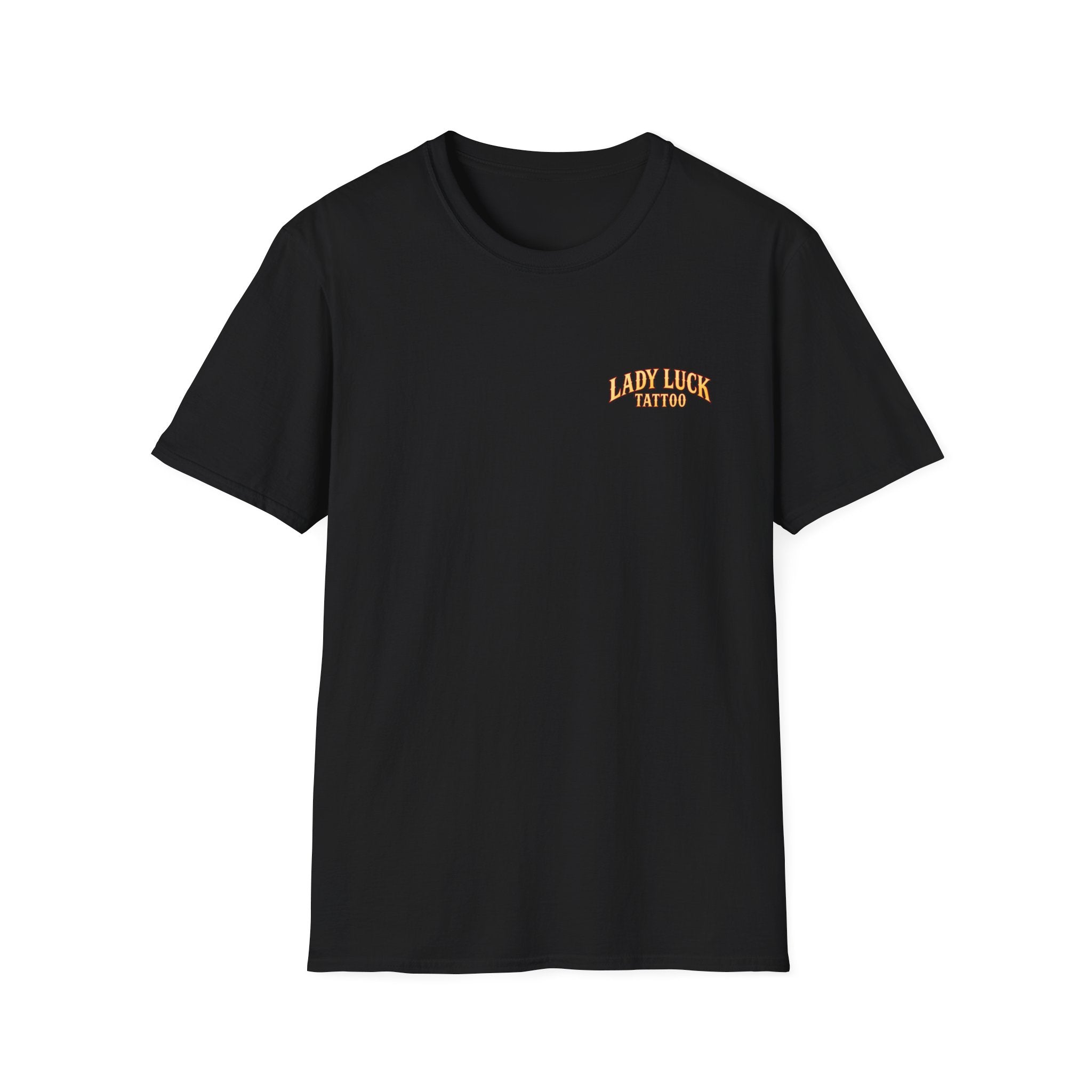 Lady Luck Tattoo Fortune Favors the Fearless Tee