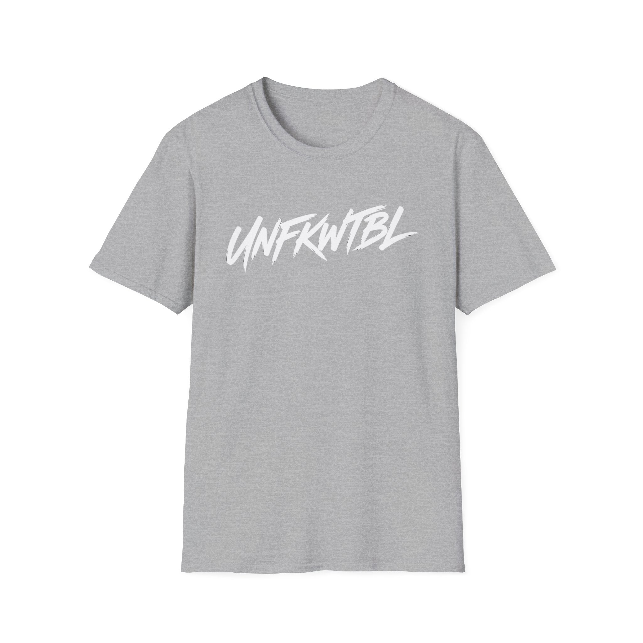 Unfkwtbl Graphic T‑Shirt — Bold White Script Tee