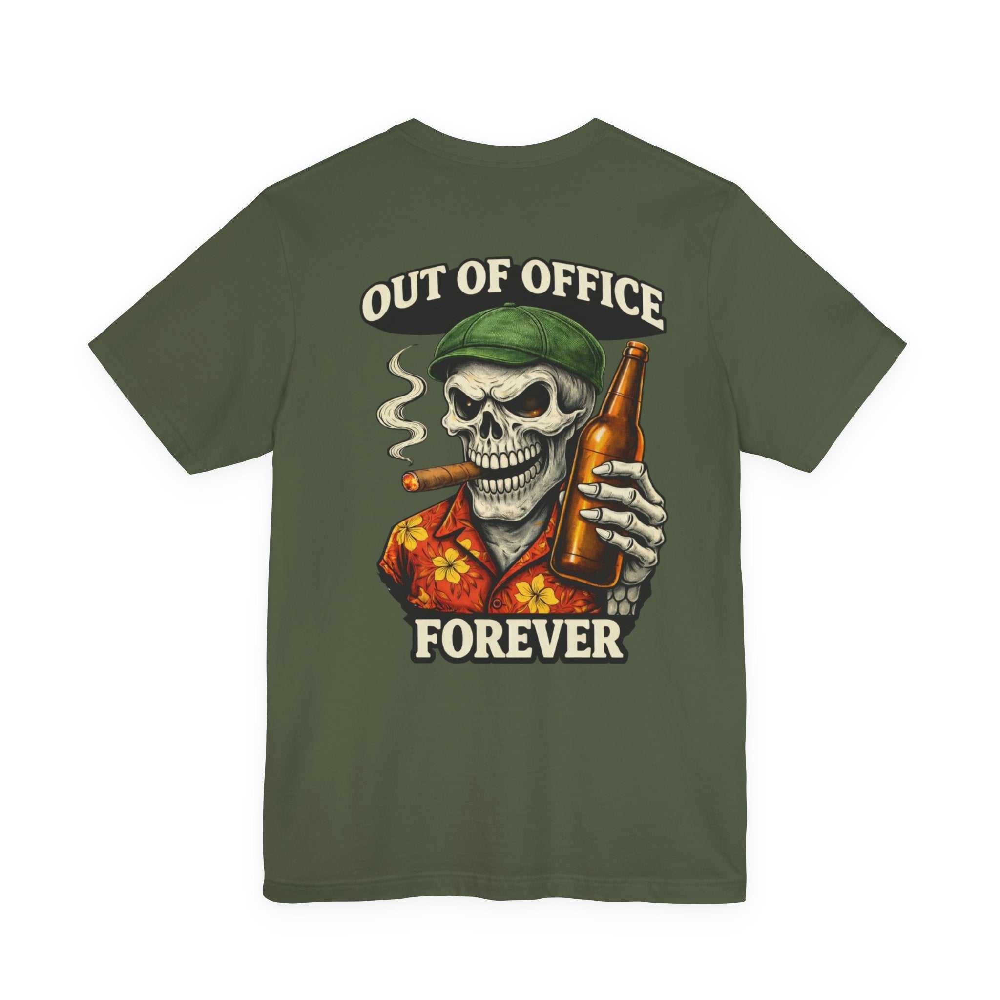 Skull 'Out of Office Forever' Tee