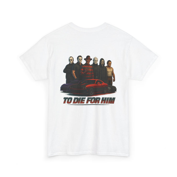 Horror Movie Villains Unisex Tee - Jason, Freddy, Michael, Pinheaded, Leatherface