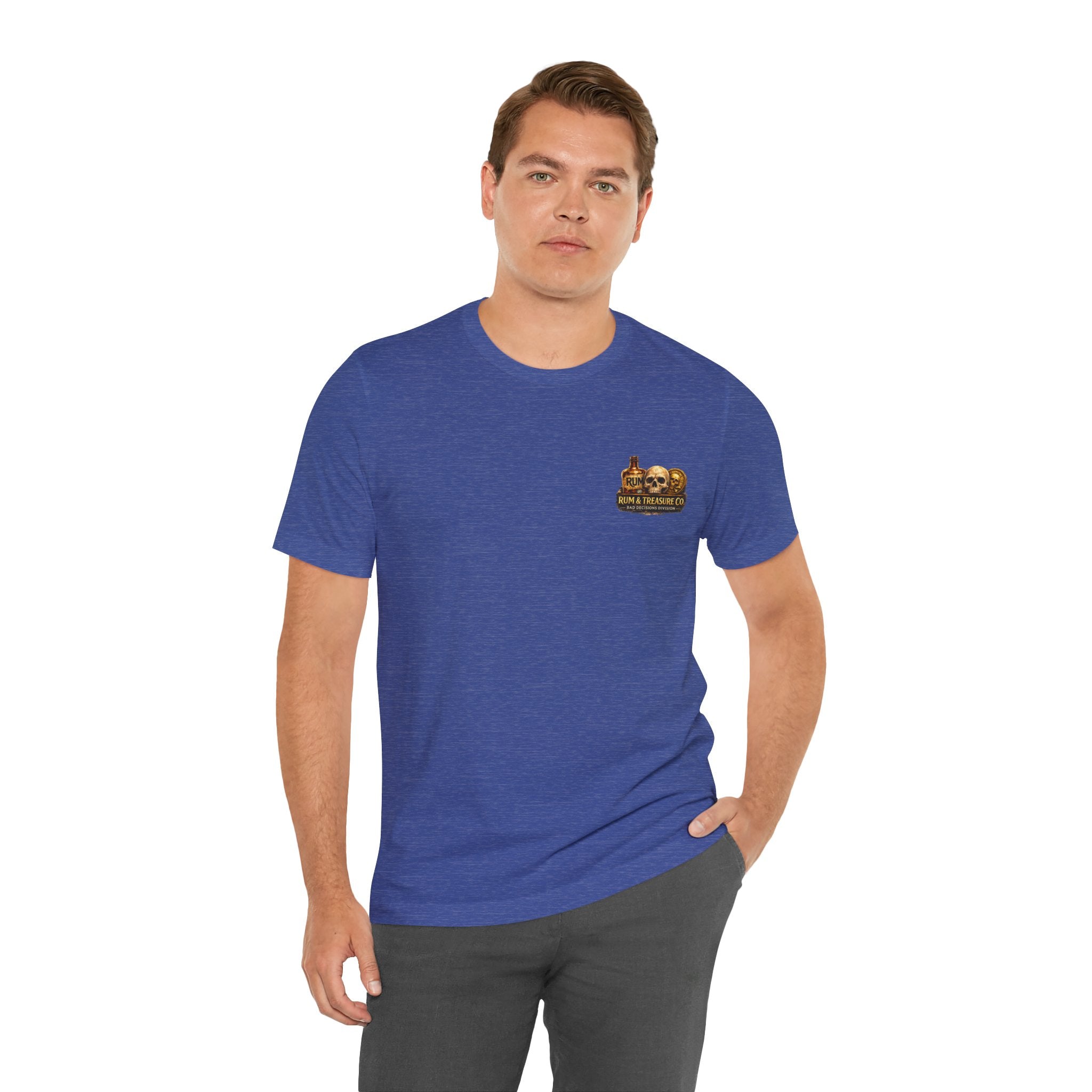 Pirate Skull Treasure Tee — Skeleton Captain, Mermaids & Gold Chest Graphic T-Shirt