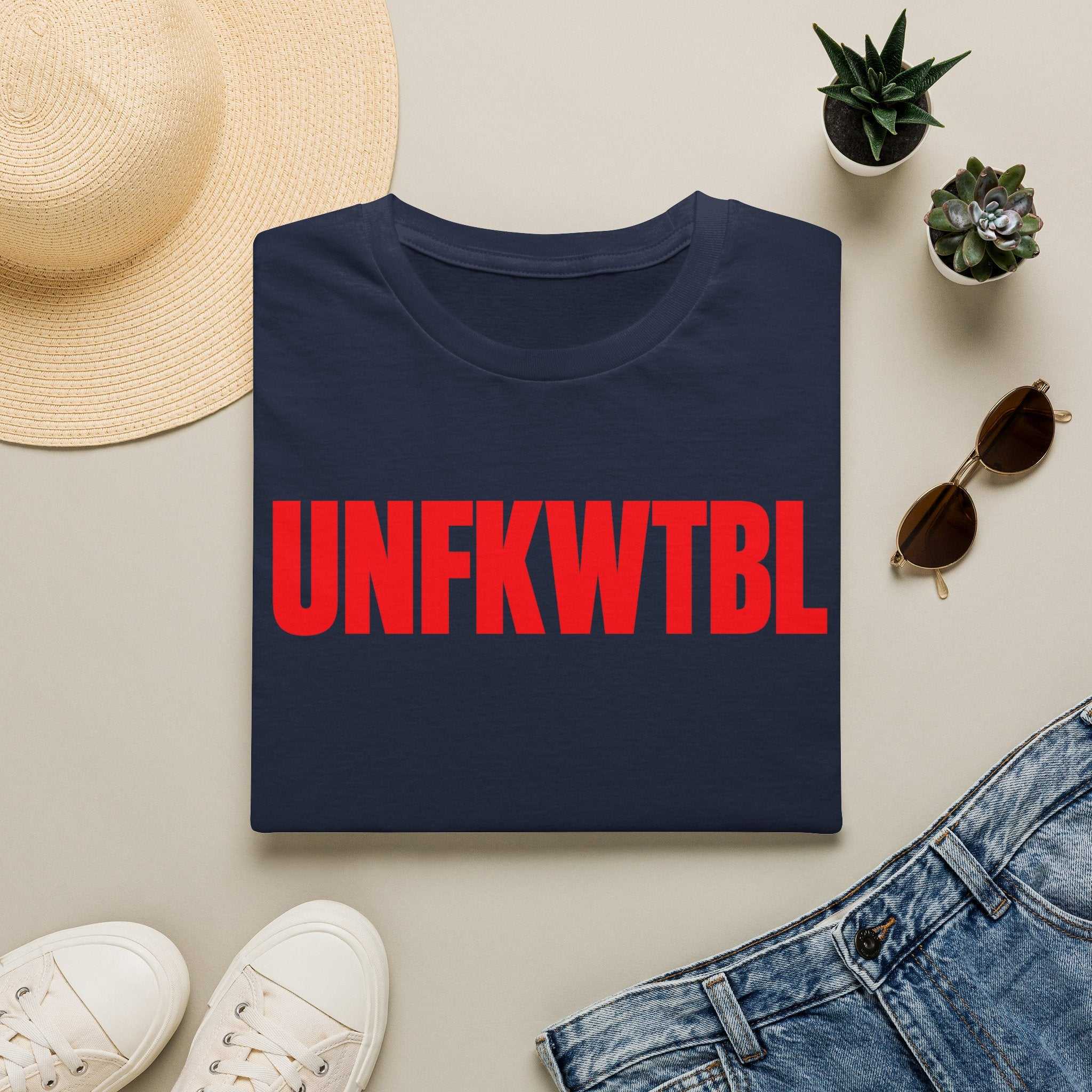 UNFKWTBL Graphic T-Shirt — Bold Red Statement Tee