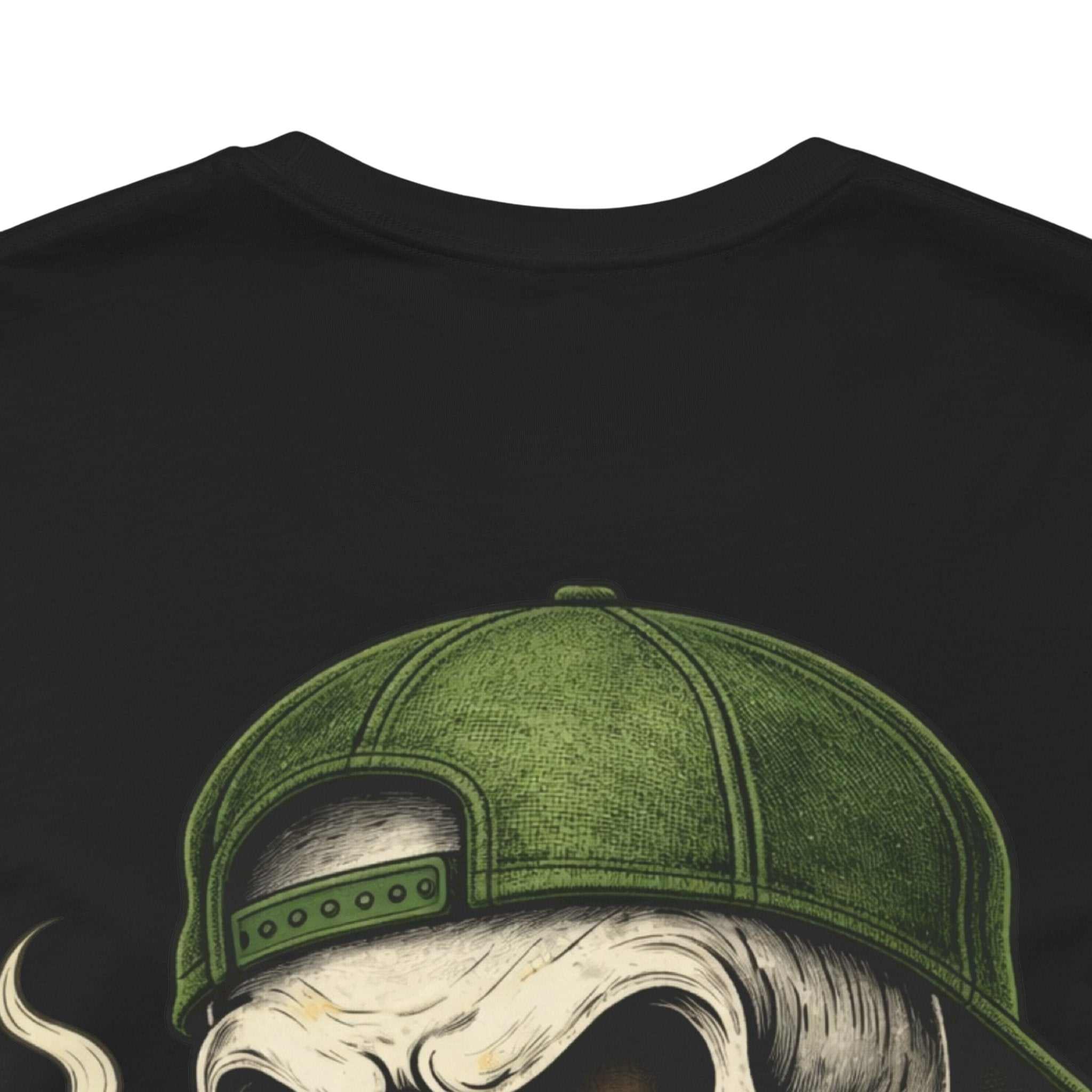 Still Standing Skull Tee — Vintage Military Skull Smoking Cigar T-Shirt
