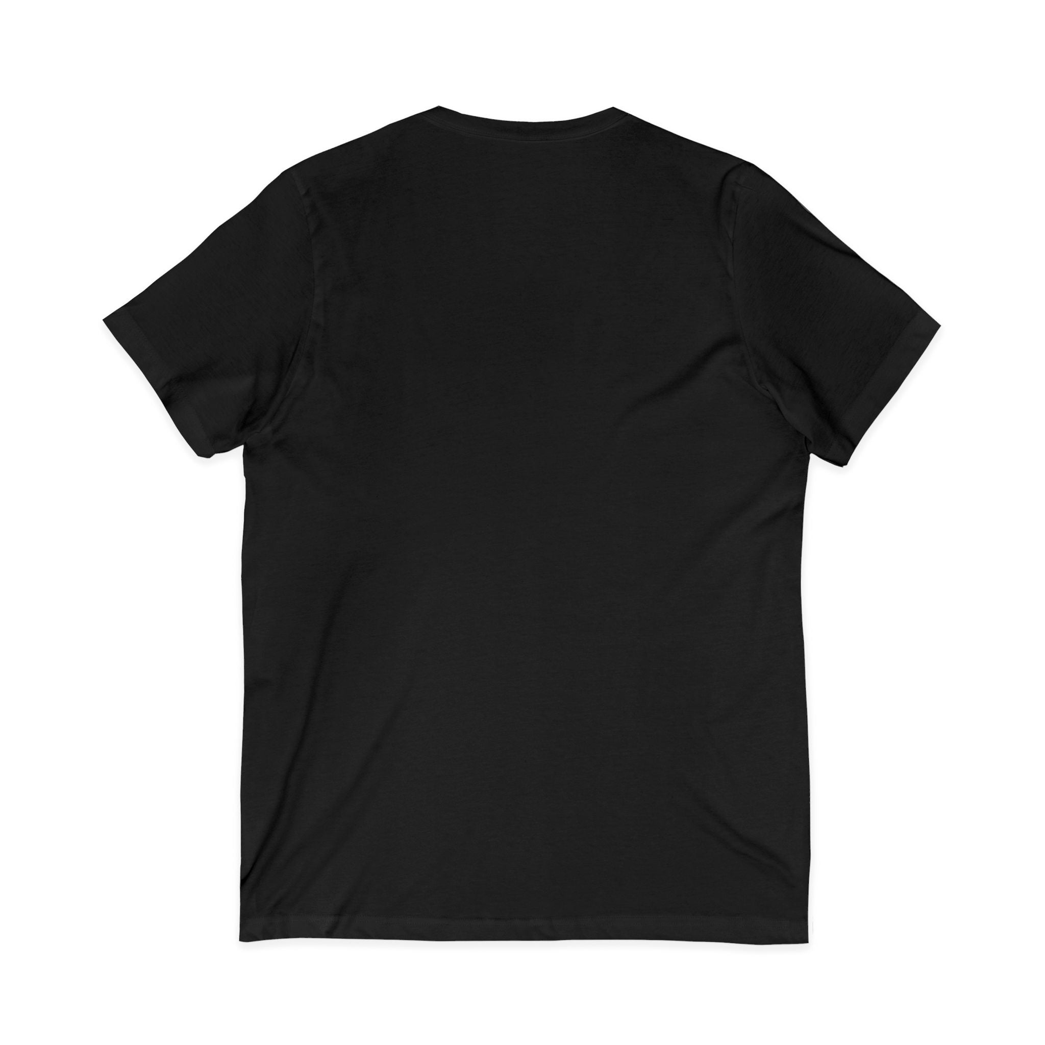 Too Glam To Give a Damn Skull Tee — Retro Glam Rock V-Neck Shirt