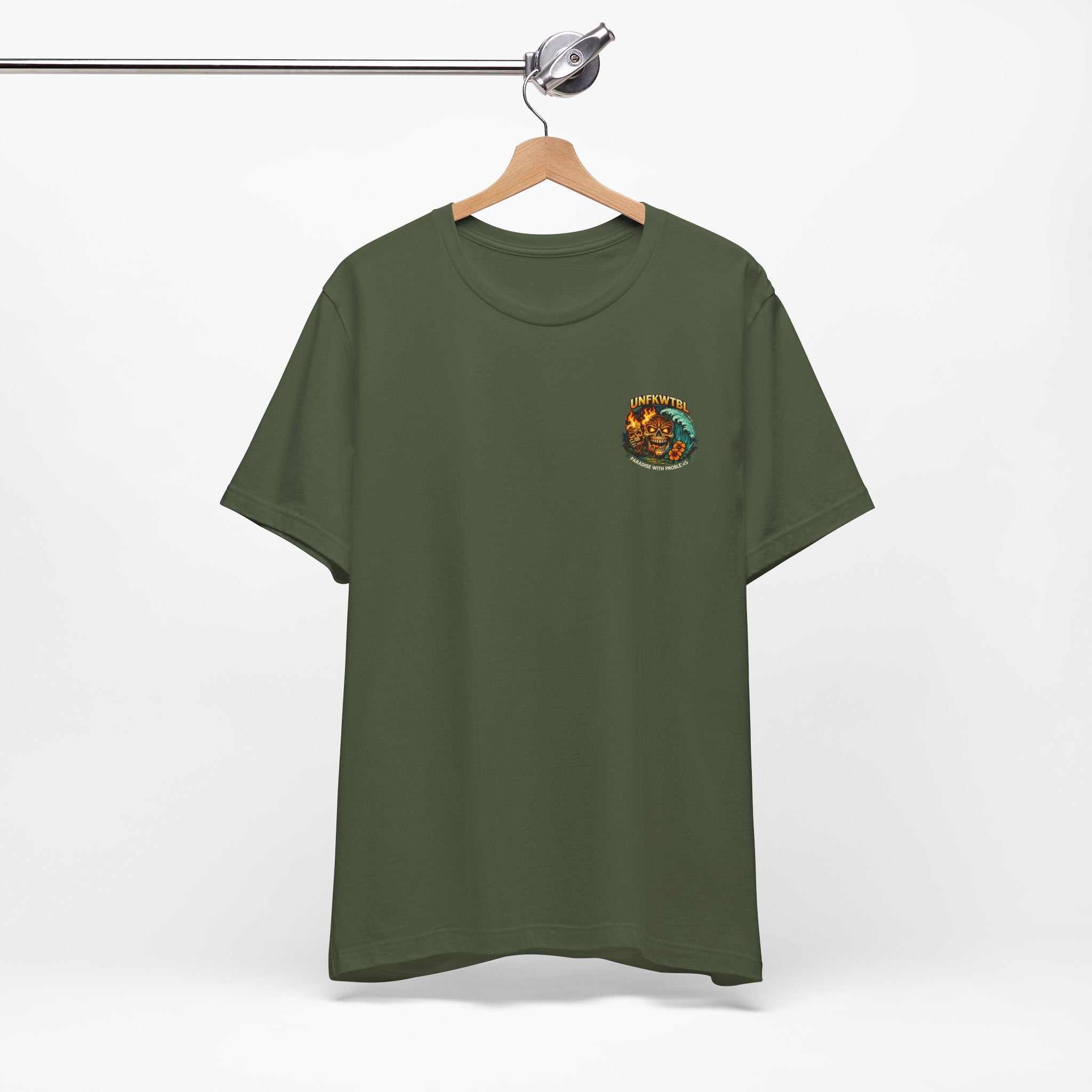 Fire Goddess Graphic Tee — 'Born From the Eruption' Band/Metal Style T-Shirt