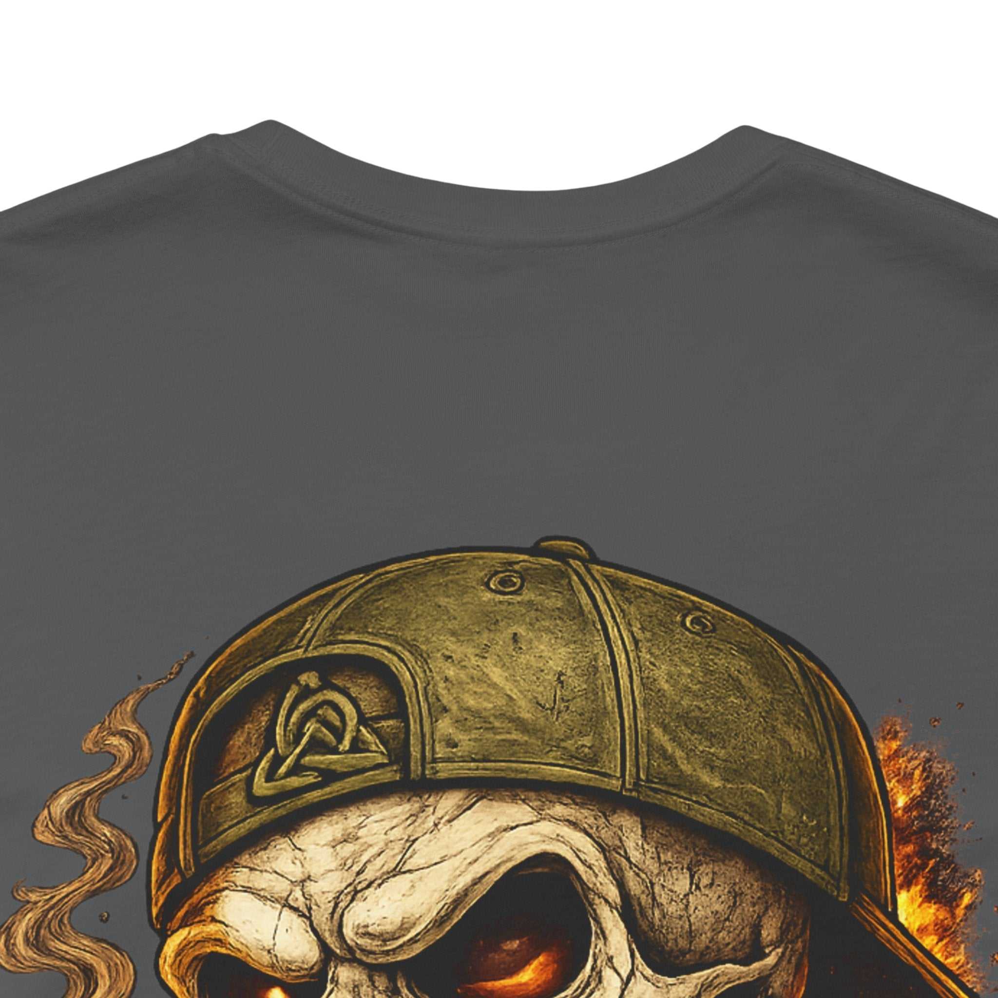 Built Different Skull Tee with bold skull graphic and "BUILT DIFFERENT" text on black t-shirt