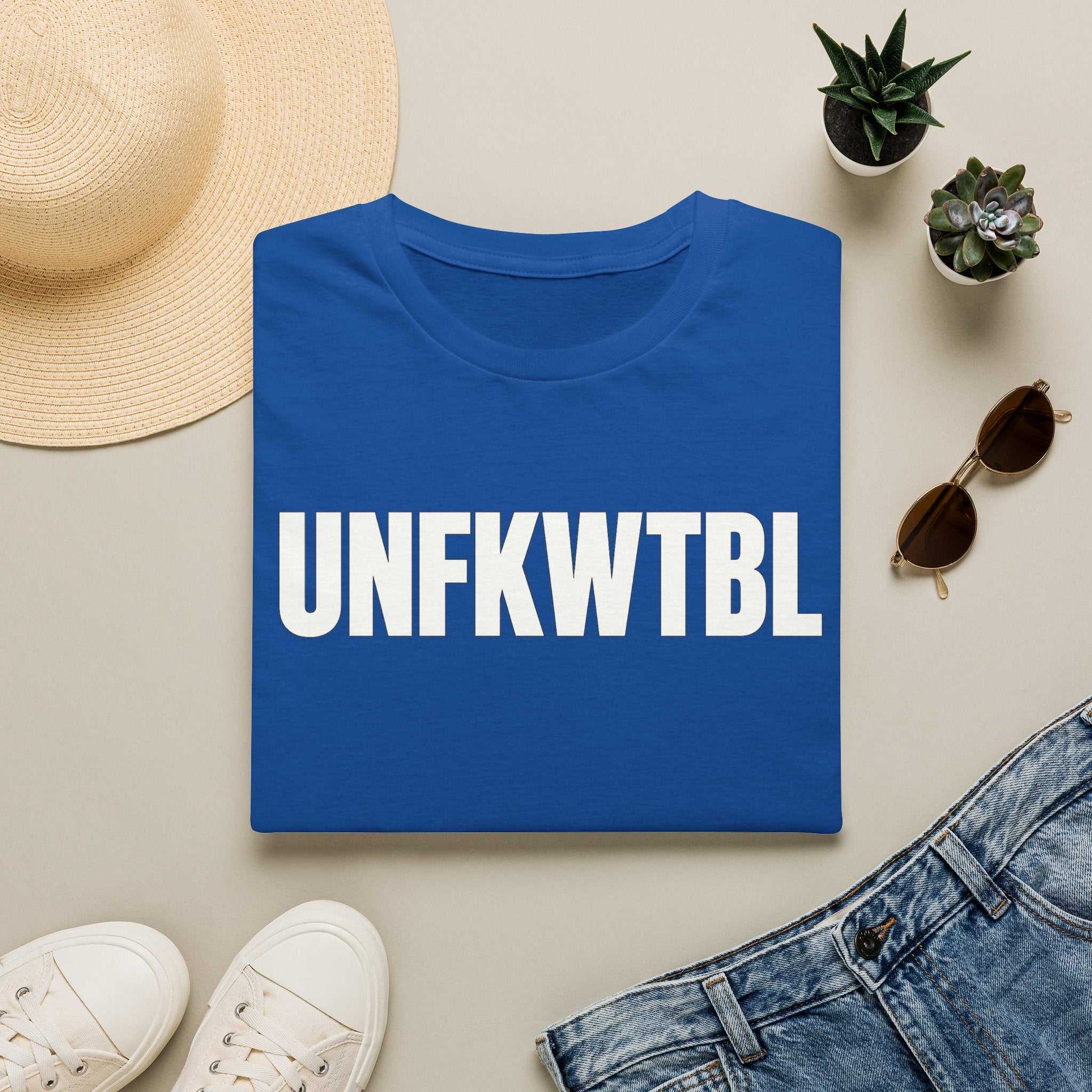UNFKWTBL Graphic Tee — Bold Abbreviation Statement Shirt