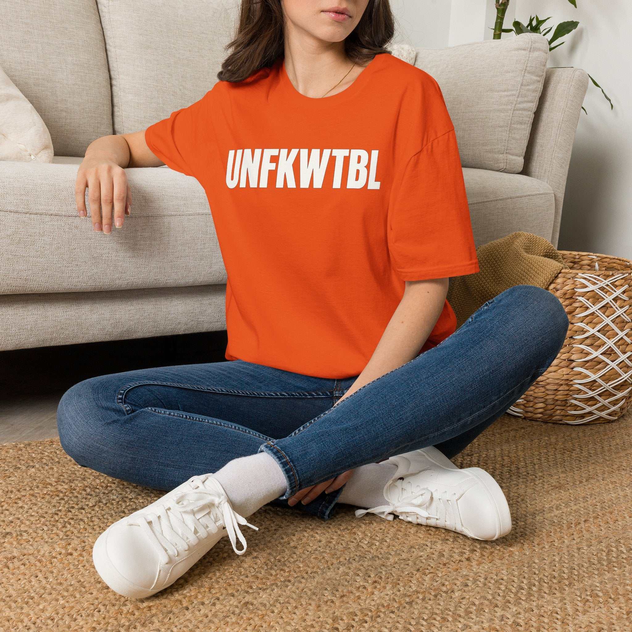UNFKWTBL Graphic Tee — Bold Abbreviation Statement Shirt