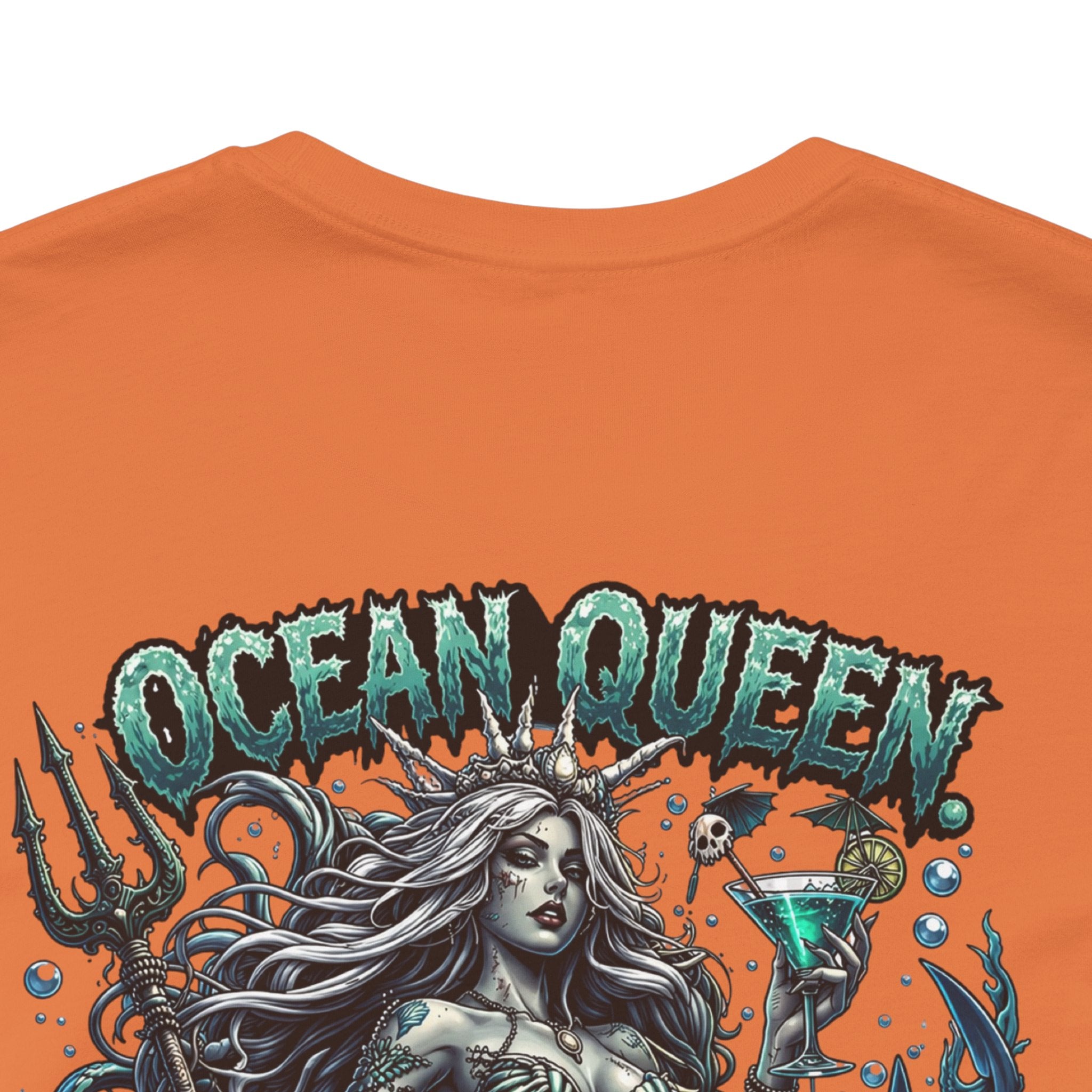 Ocean Queen Mermaid Tee — 'Ocean Queen' Graphic Short Sleeve Shirt