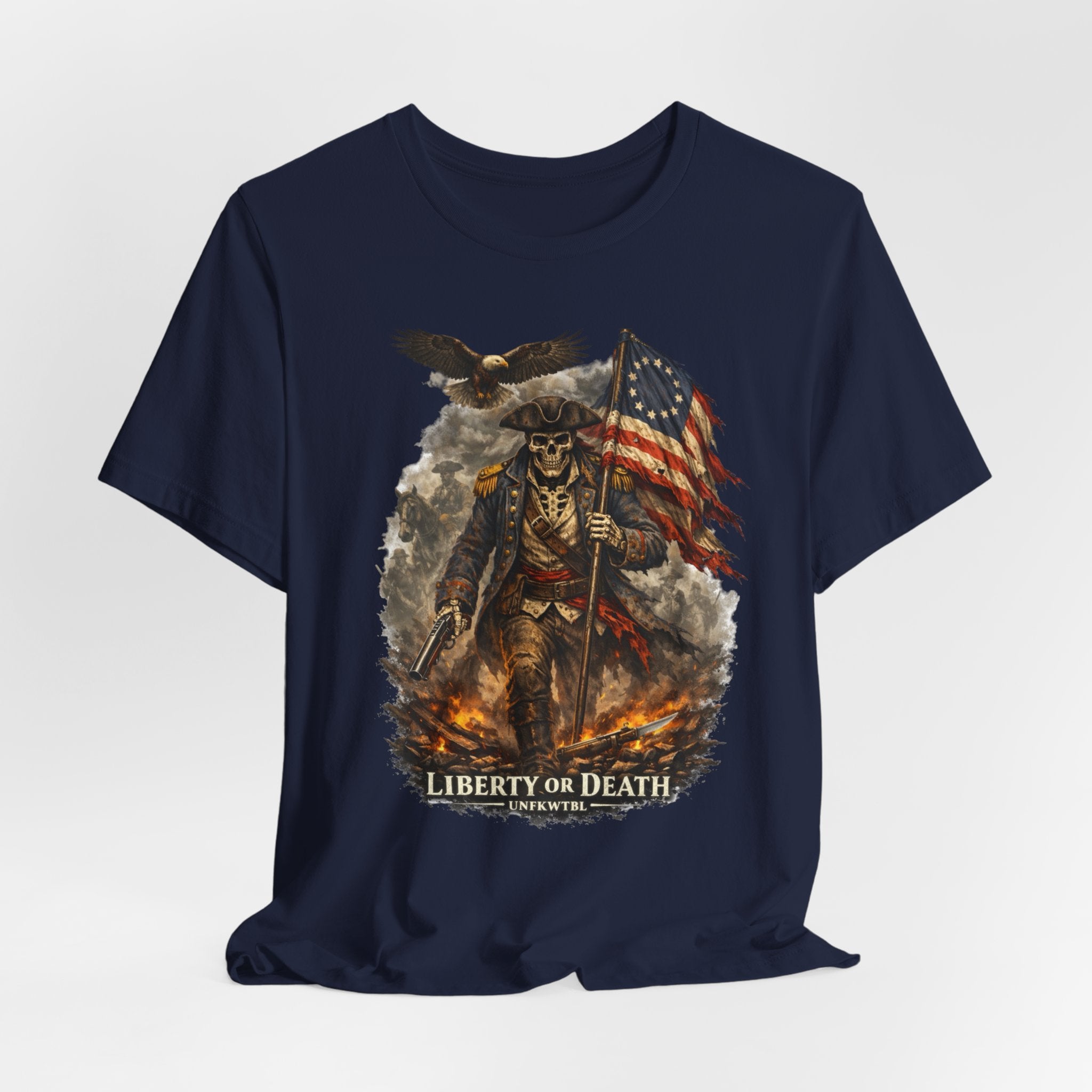 Liberty or Death Skull Flag T-Shirt