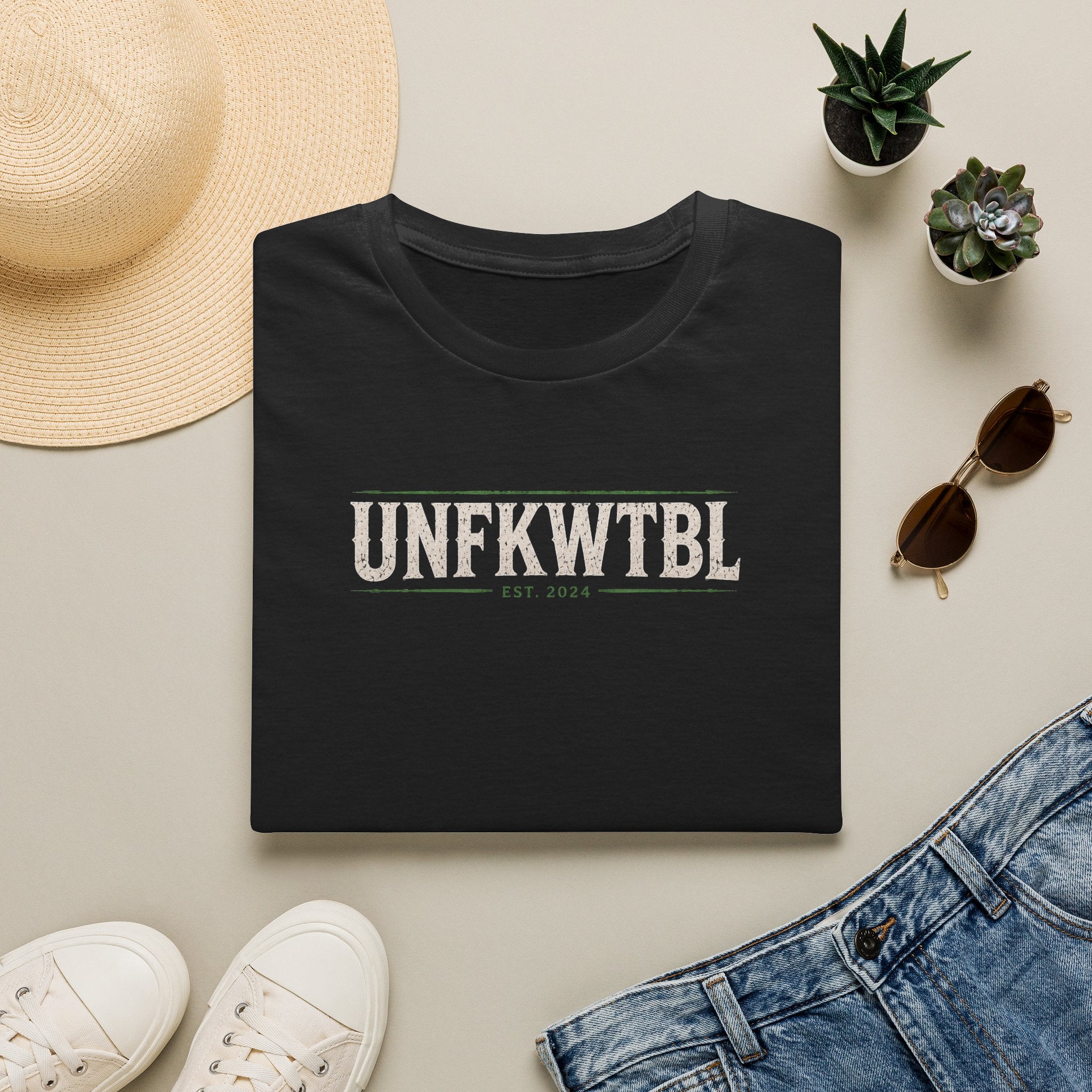 UNFKWTBL Graphic Tee — Vintage Athletic Logo T-Shirt