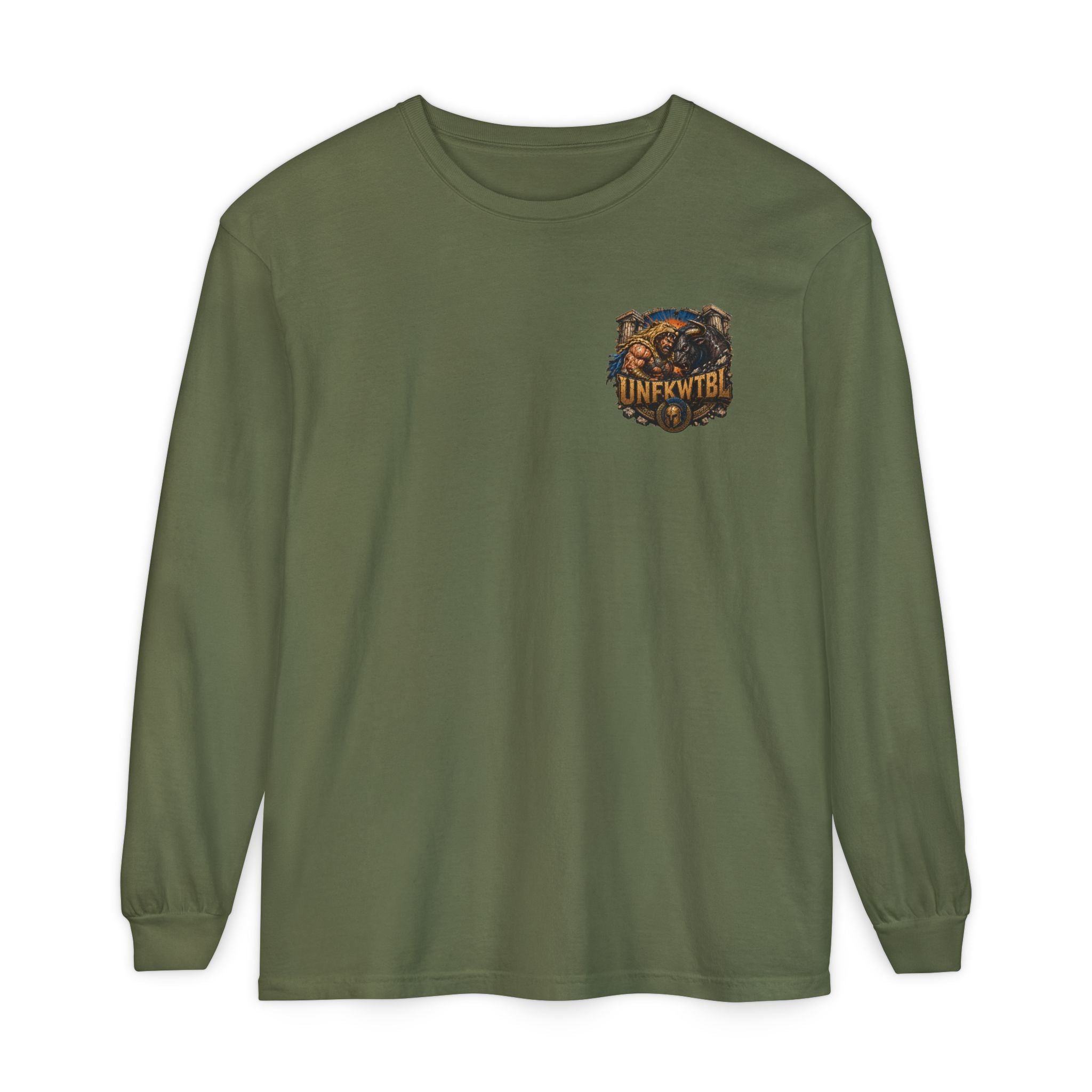 Hercules vs Minotaur Graphic Long Sleeve Tee