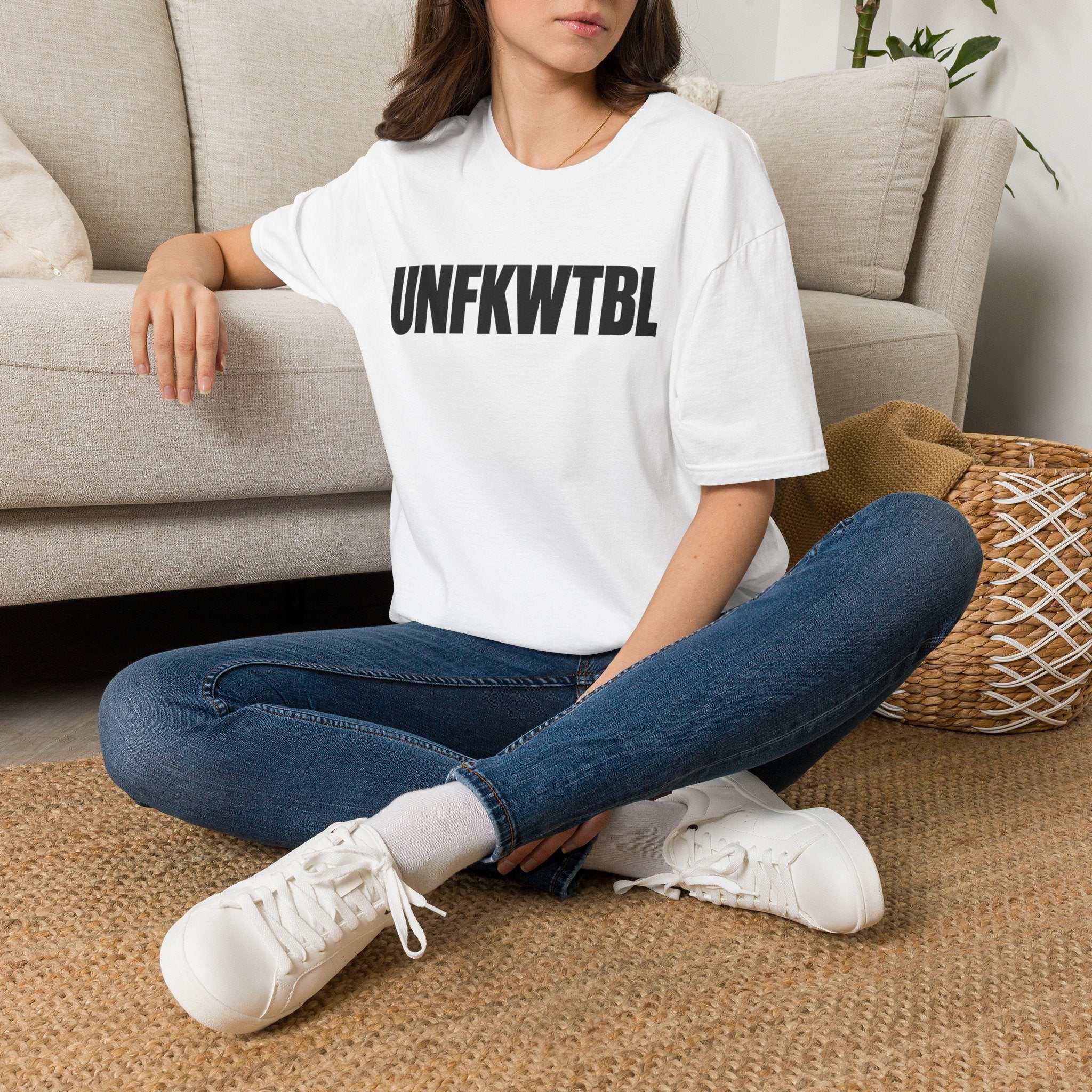 T‑Shirt — UNFKWTBL Bold Graphic Tee (Aesthetic, Minimalist Statement Shirt)