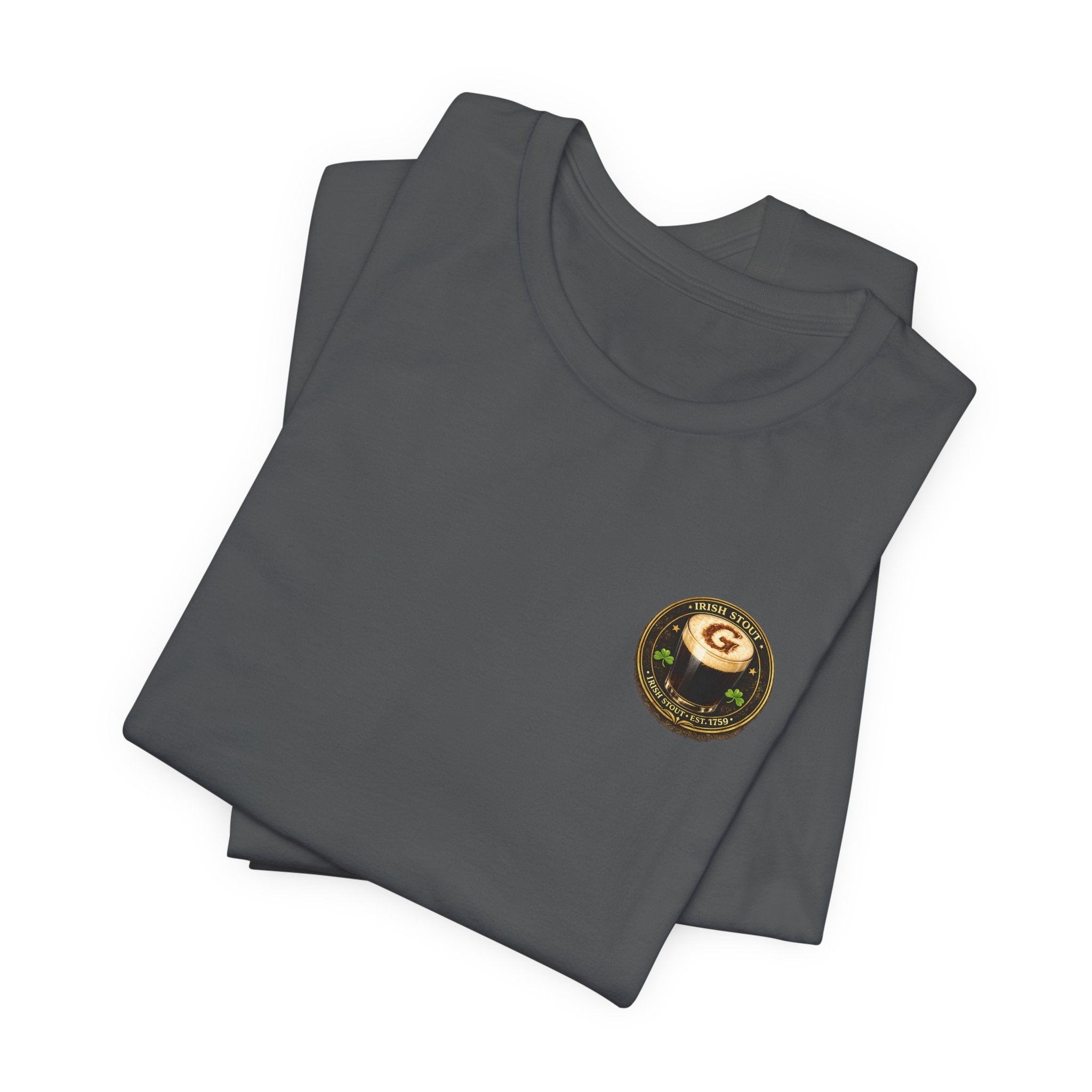 Irish Stout G-Spot T-Shirt — Funny Beer Pub Tee with Shamrock Design