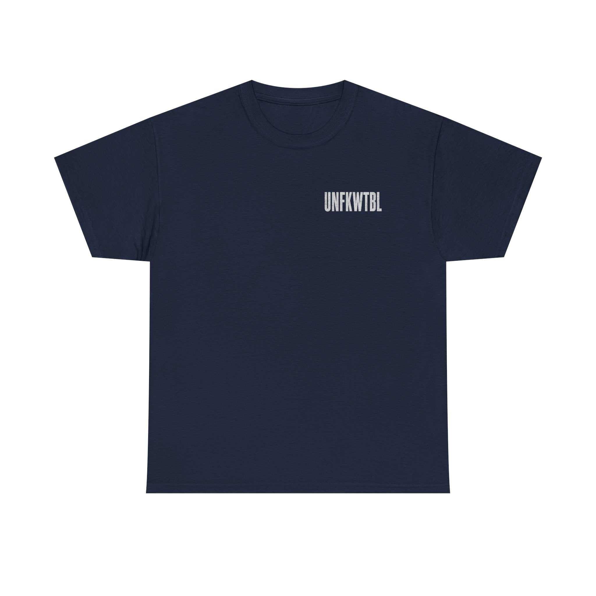 Skull Crossback Tee — UNFKWTBL Gothic Graphic T-Shirt