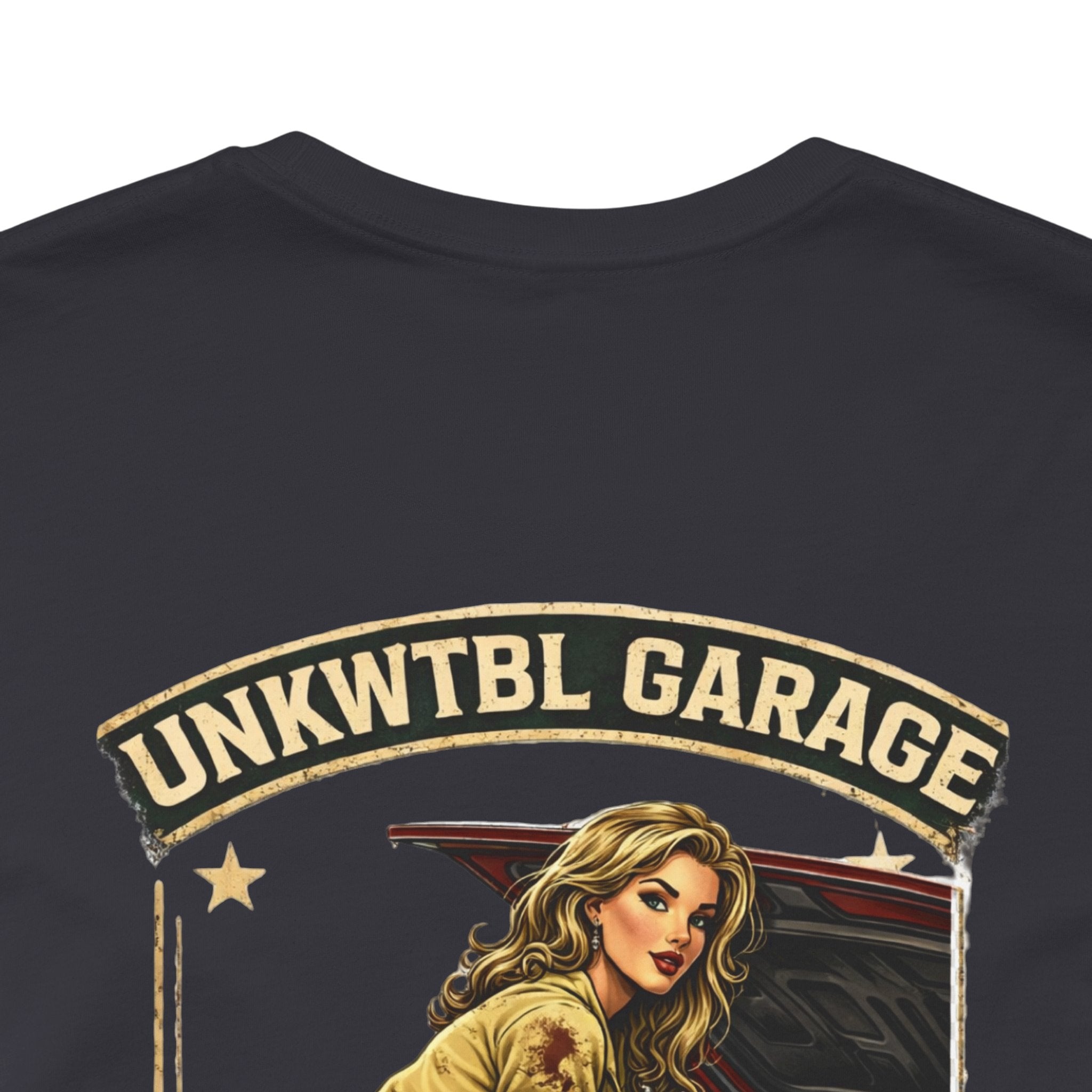 Mechanic On Duty Tee — Retro Pinup Garage T-Shirt
