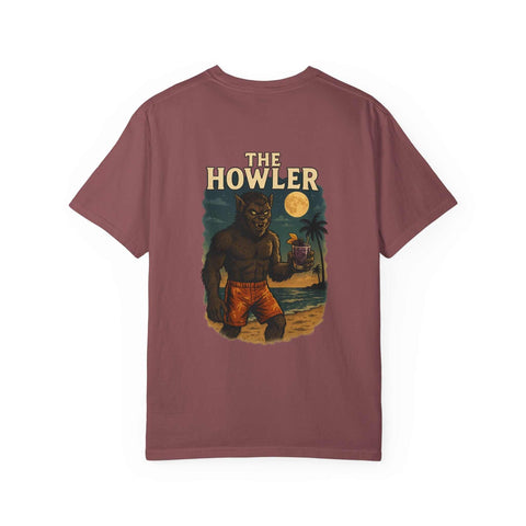 WOLF MAN  Howler Graphic Tee, Unisex T-Shirt, Vintage Style Shirt, Casual Wear, Gifts for Wolf Lovers, Summer Beachwear