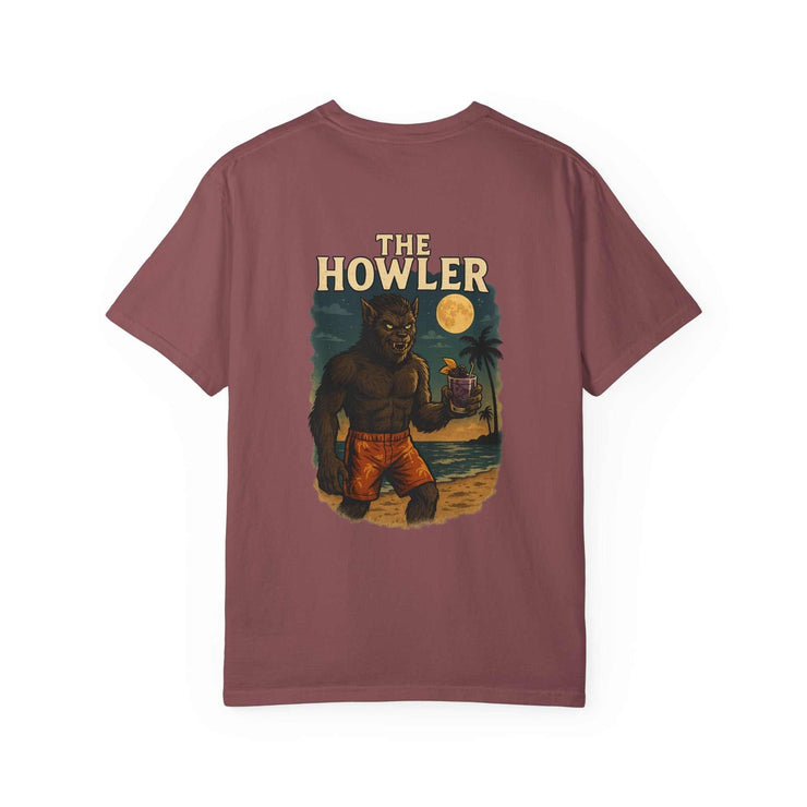 WOLF MAN  Howler Graphic Tee, Unisex T-Shirt, Vintage Style Shirt, Casual Wear, Gifts for Wolf Lovers, Summer Beachwear