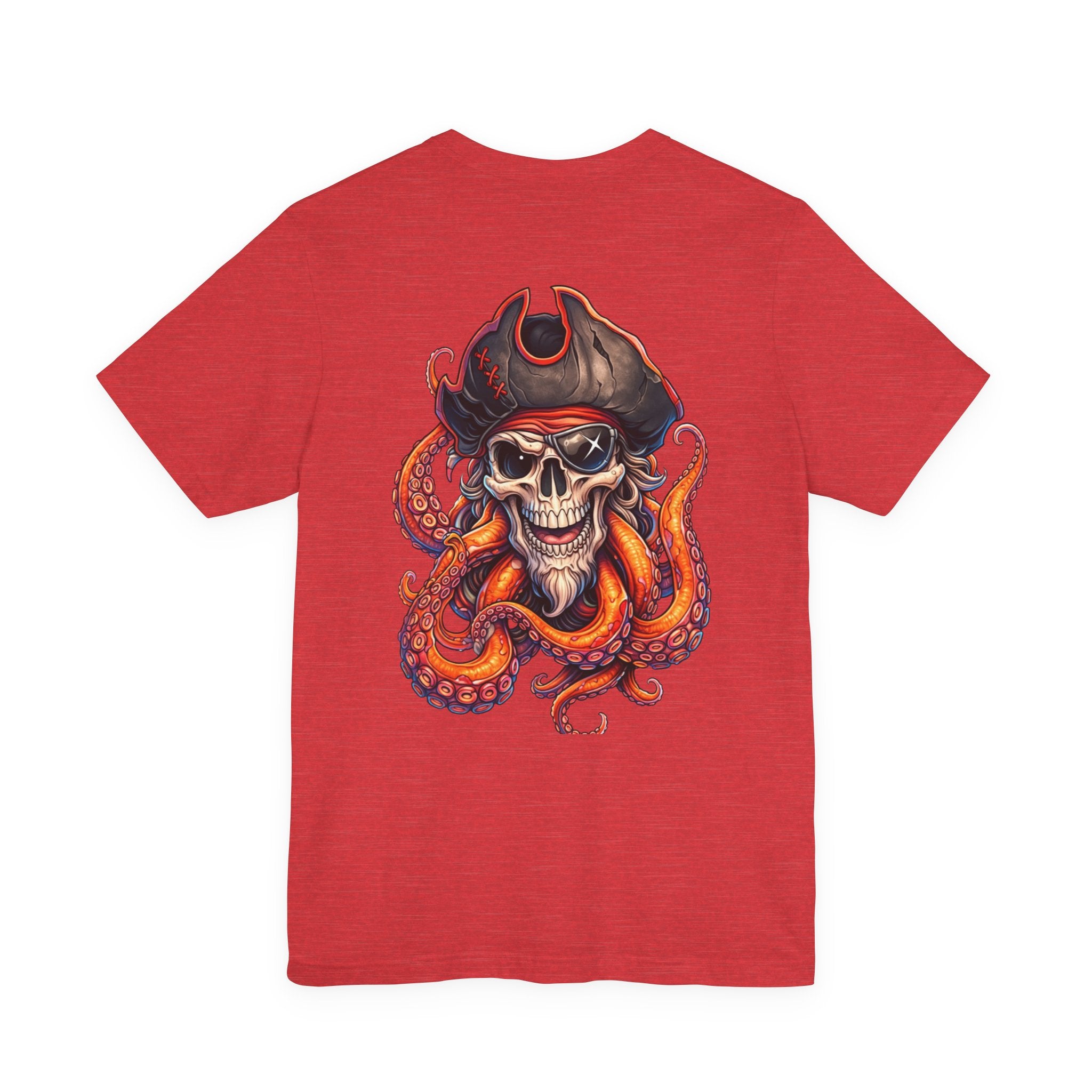 Pirate Skull & Octopus T-Shirt — Nautical Skull Pirate Tee