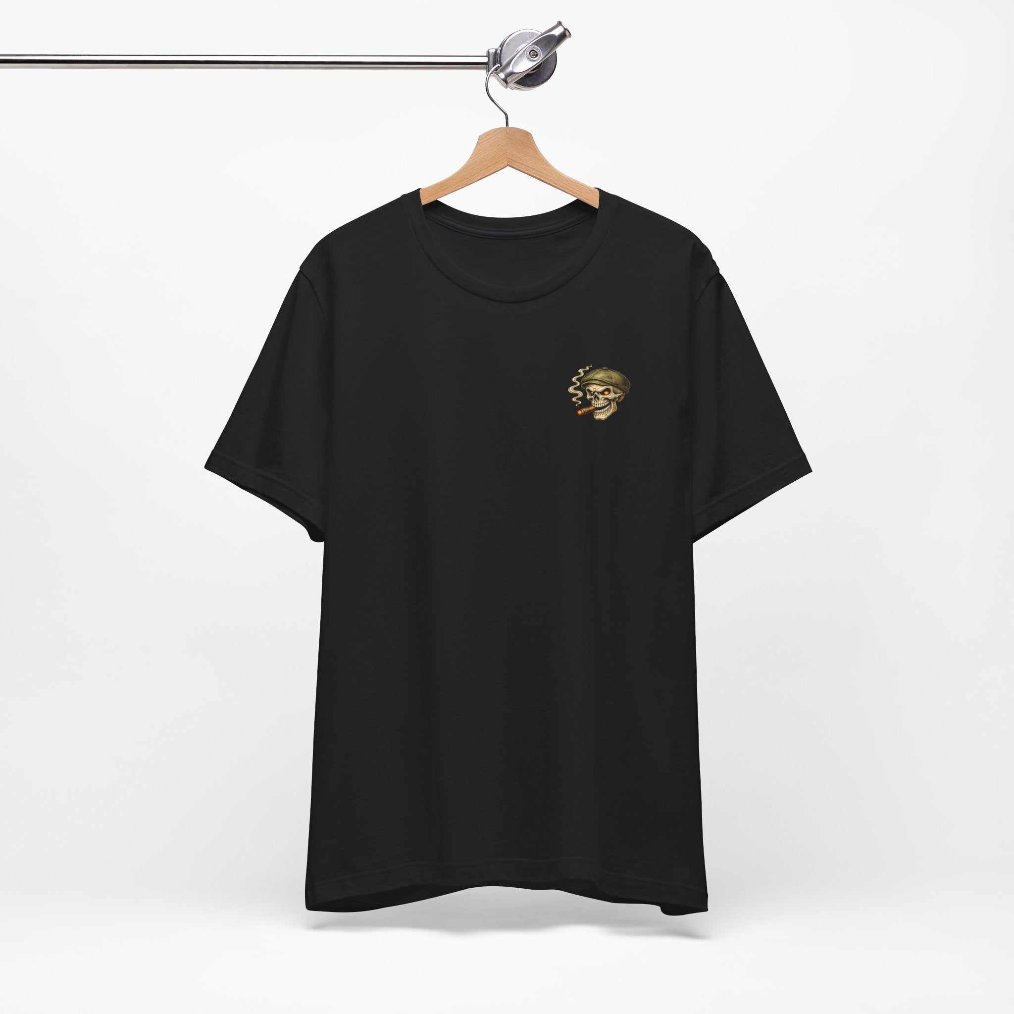 Skull Cigar Tee — "Ain't Done Yet" Vintage Biker T-Shirt