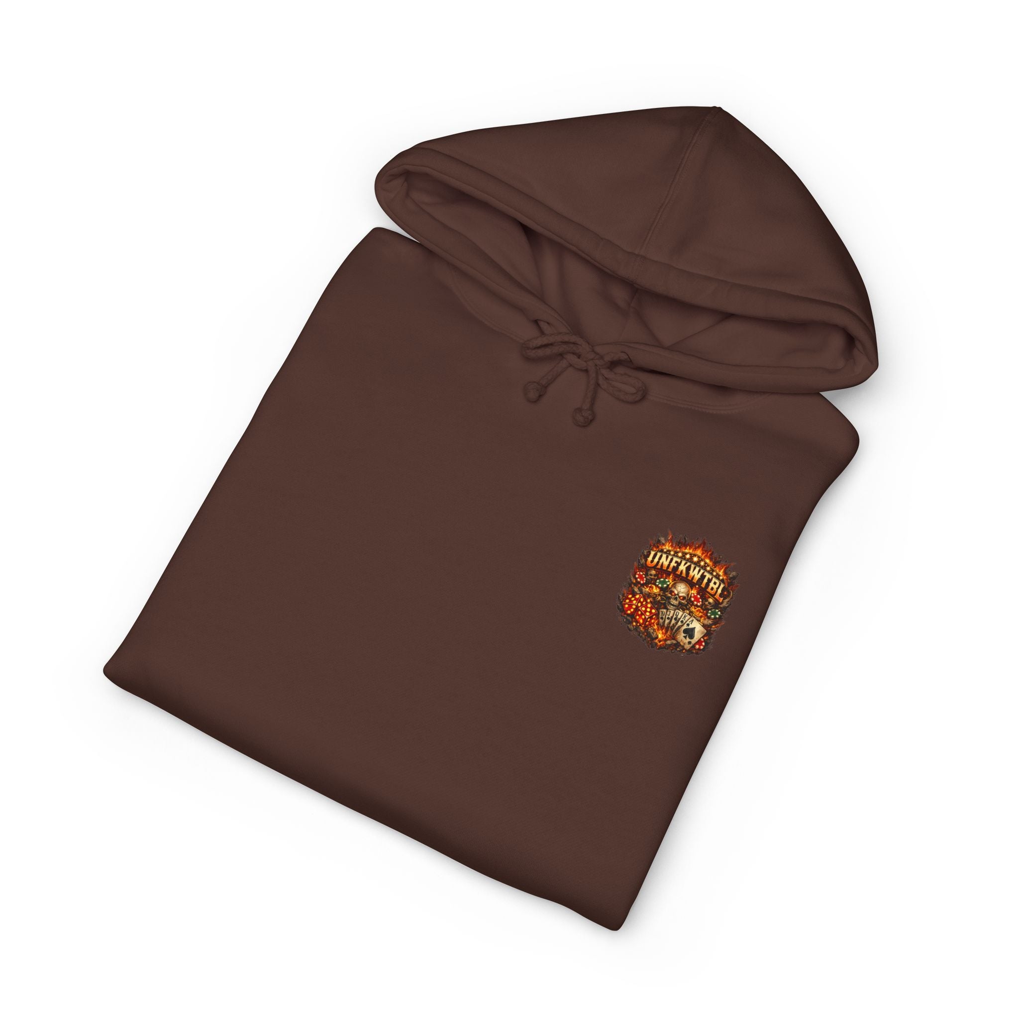 Hoodie — "Double or Nothing" Skull Poker Graphic Hoodie