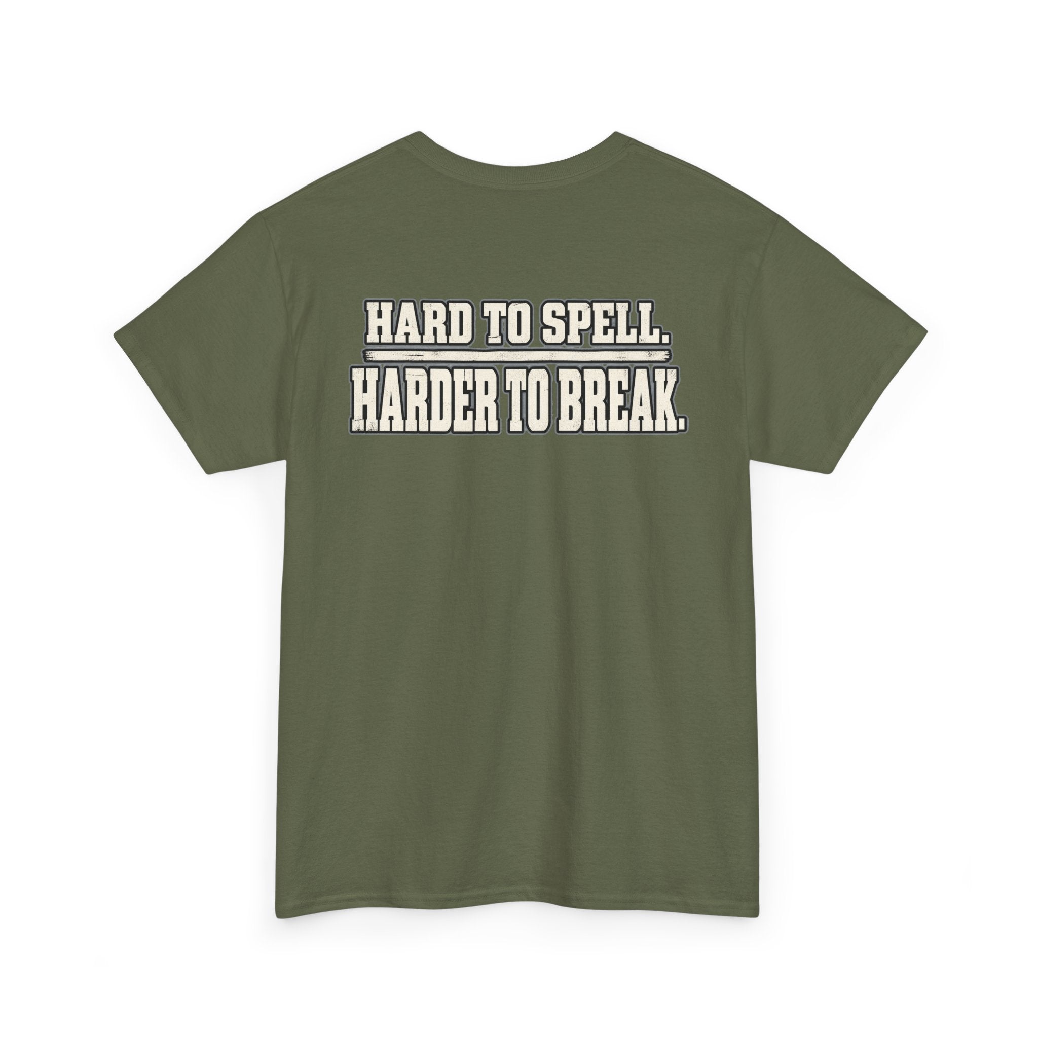 UNFKWTBL Harder to Break Back-Print Tee.