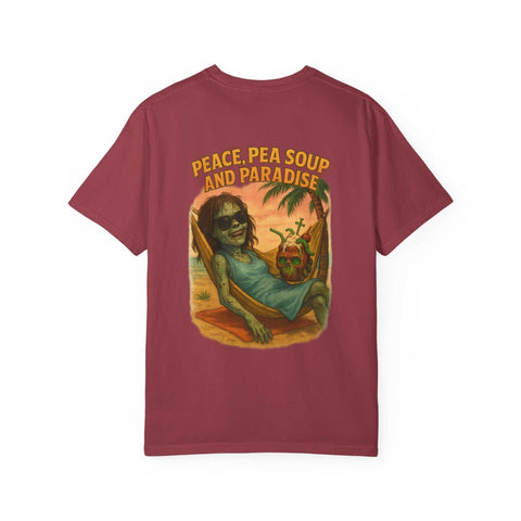 REGAN’S Peace, Pea Soup, and Paradise T-Shirt | Unique Unisex Tee | Comfy Casual Wear | Gifts for Friends | Summer Vibes