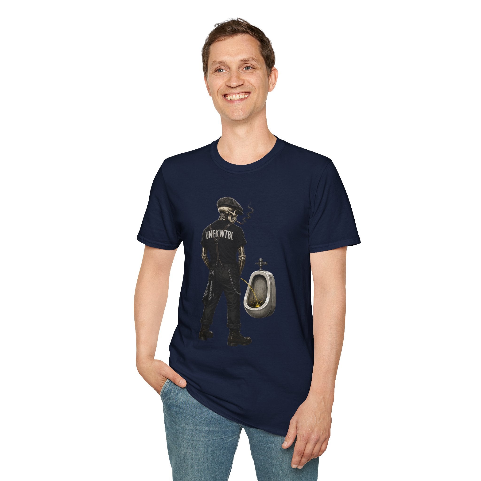 Rebel Skeleton Graphic T-Shirt — UNFKWTBL Streetwear Tee
