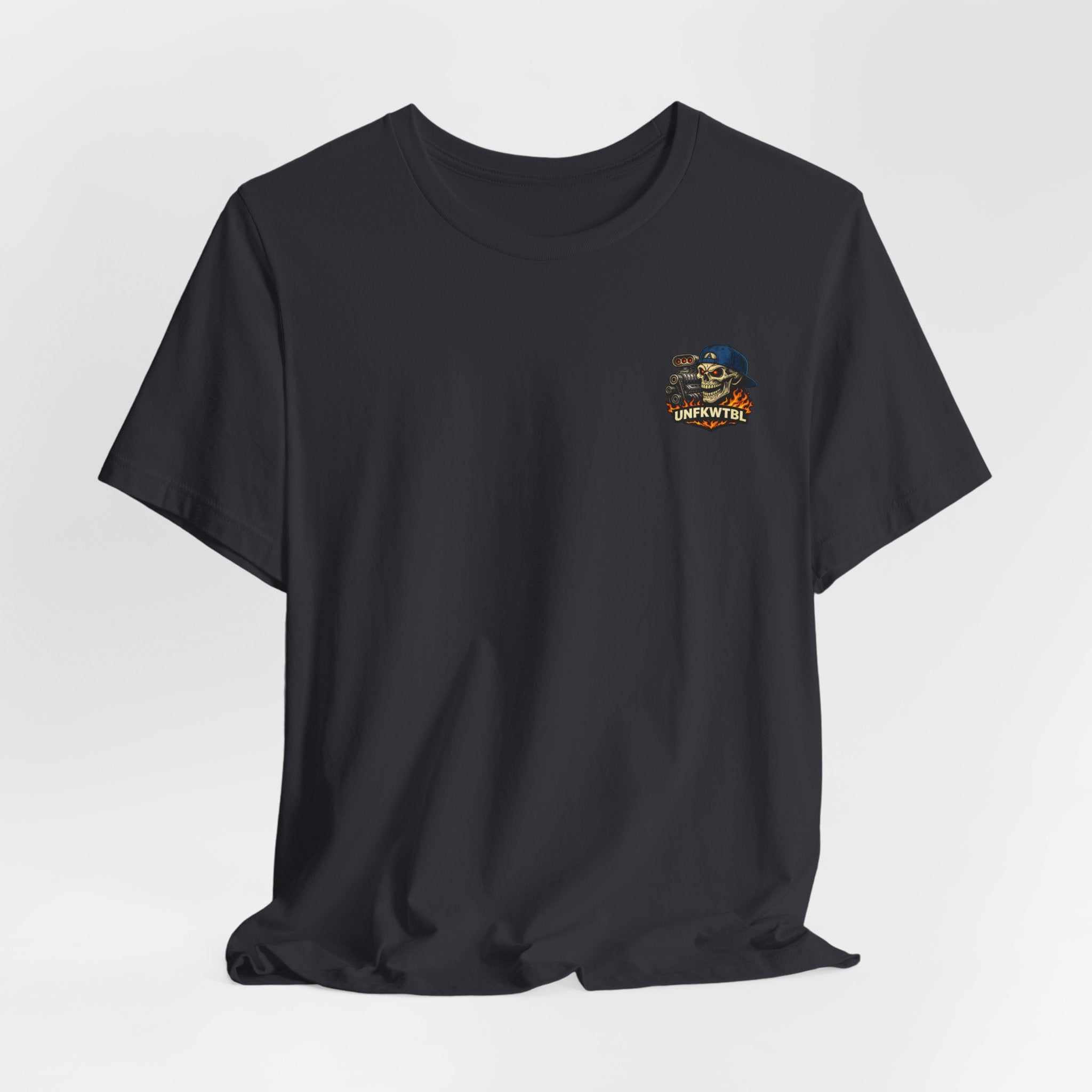 Full Throttle Till The End Tee — Skull Muscle Car Graphic T-Shirt