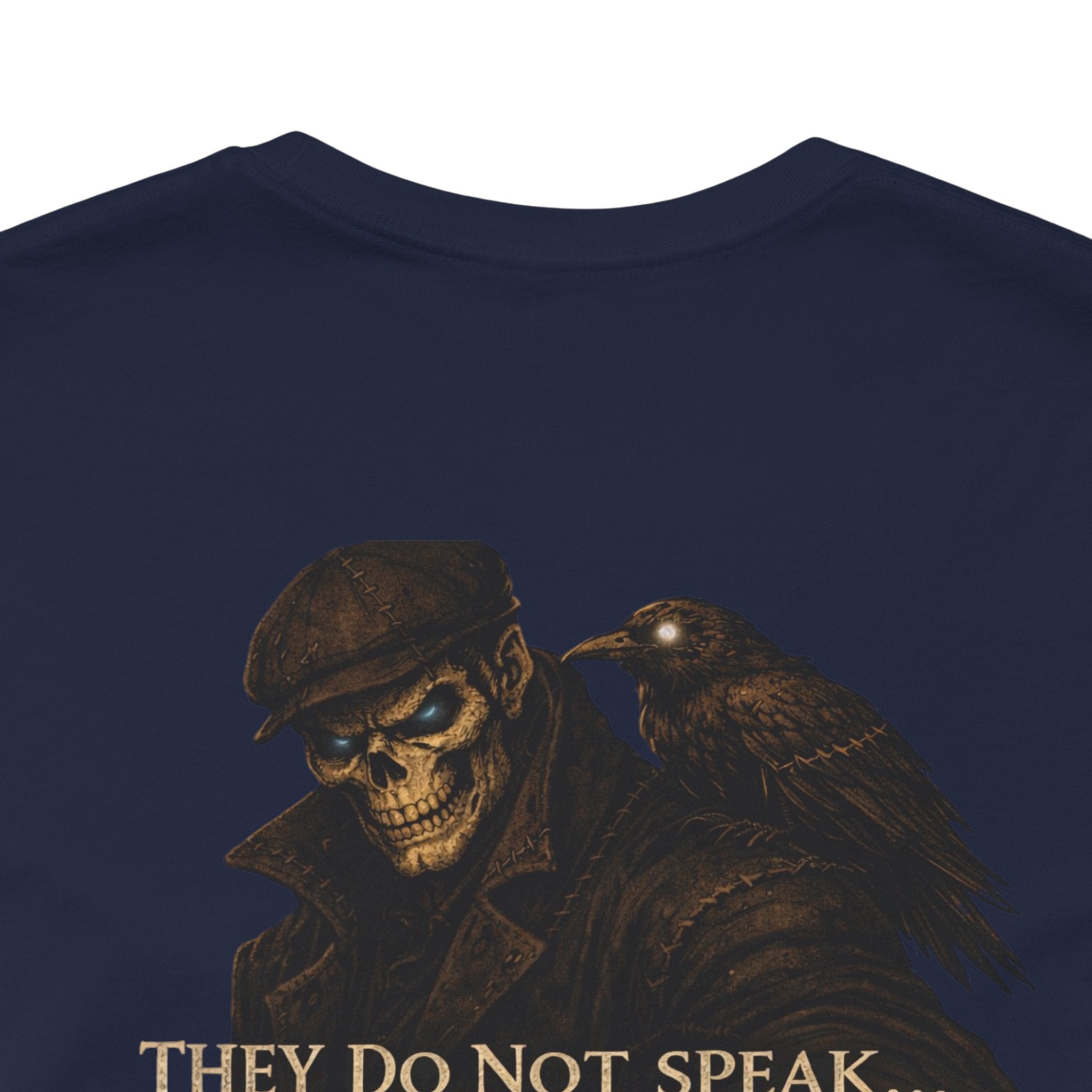 Raven & Wolf Graphic Tee — "They Do Not Speak...They Decide" Gothic Crewneck