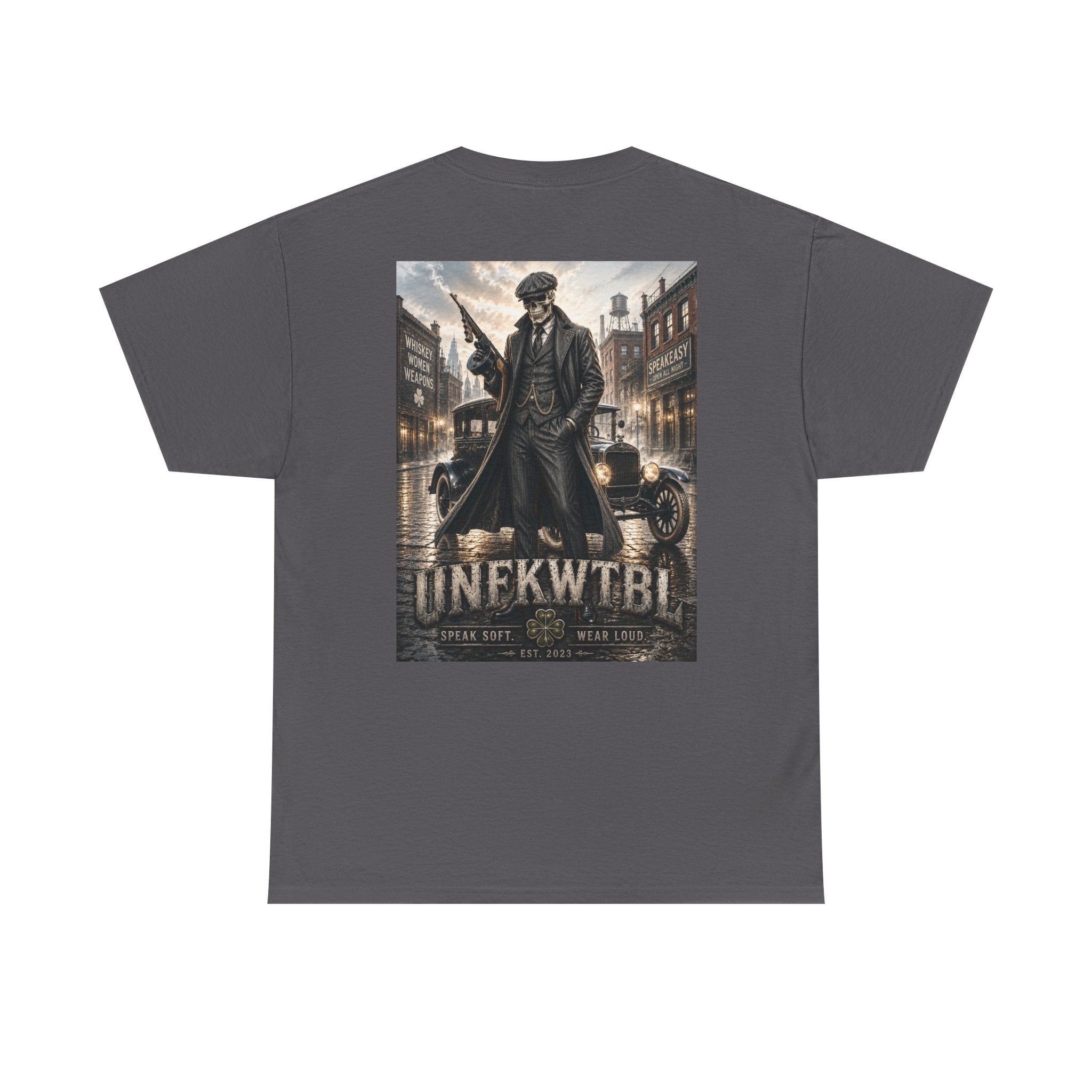 Peaky Blinders-Inspired Graphic Tee — Vintage Gangster Poster Design
