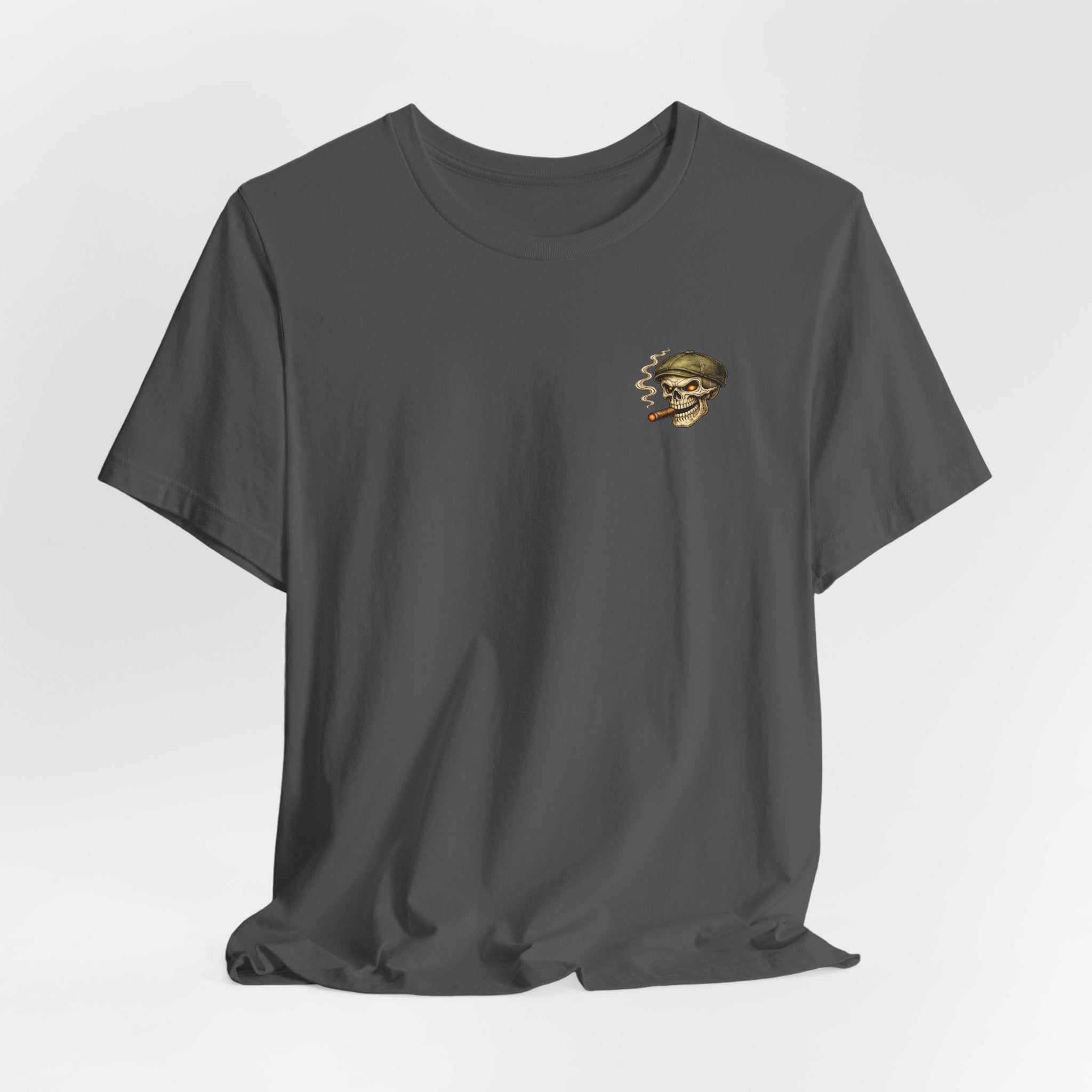 Skull Cigar Tee — "Ain't Done Yet" Vintage Biker T-Shirt