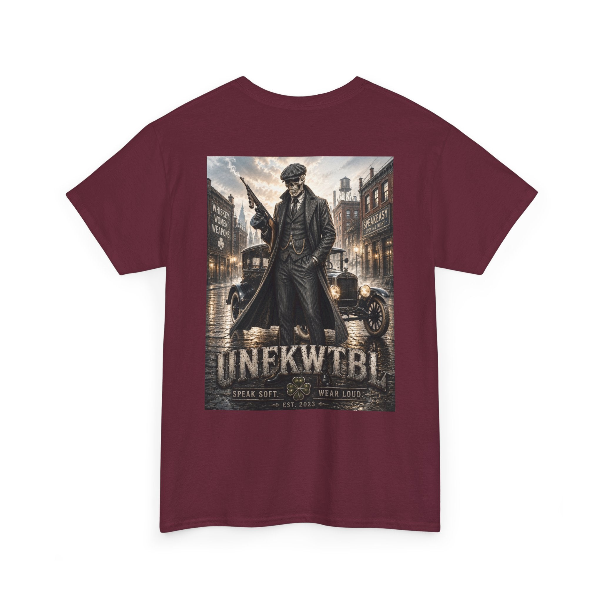 Peaky Blinders-Inspired Graphic Tee — Vintage Gangster Poster Design