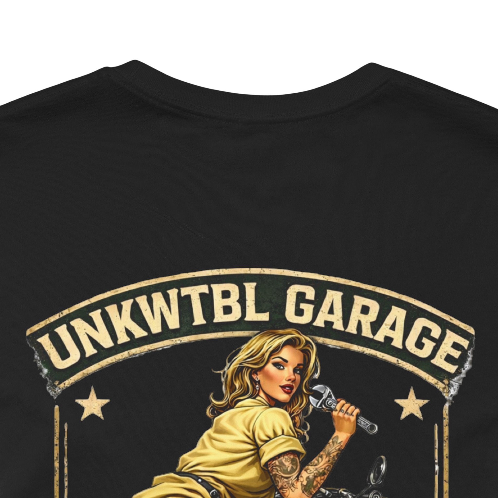 Mechanic On Duty Motorcycle Tee — Pinup Garage Vintage T-Shirt