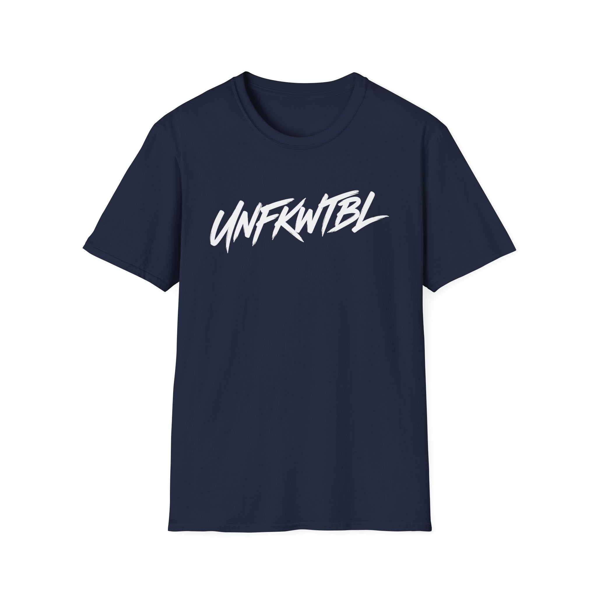 Unfkwtbl Graphic T‑Shirt — Bold White Script Tee