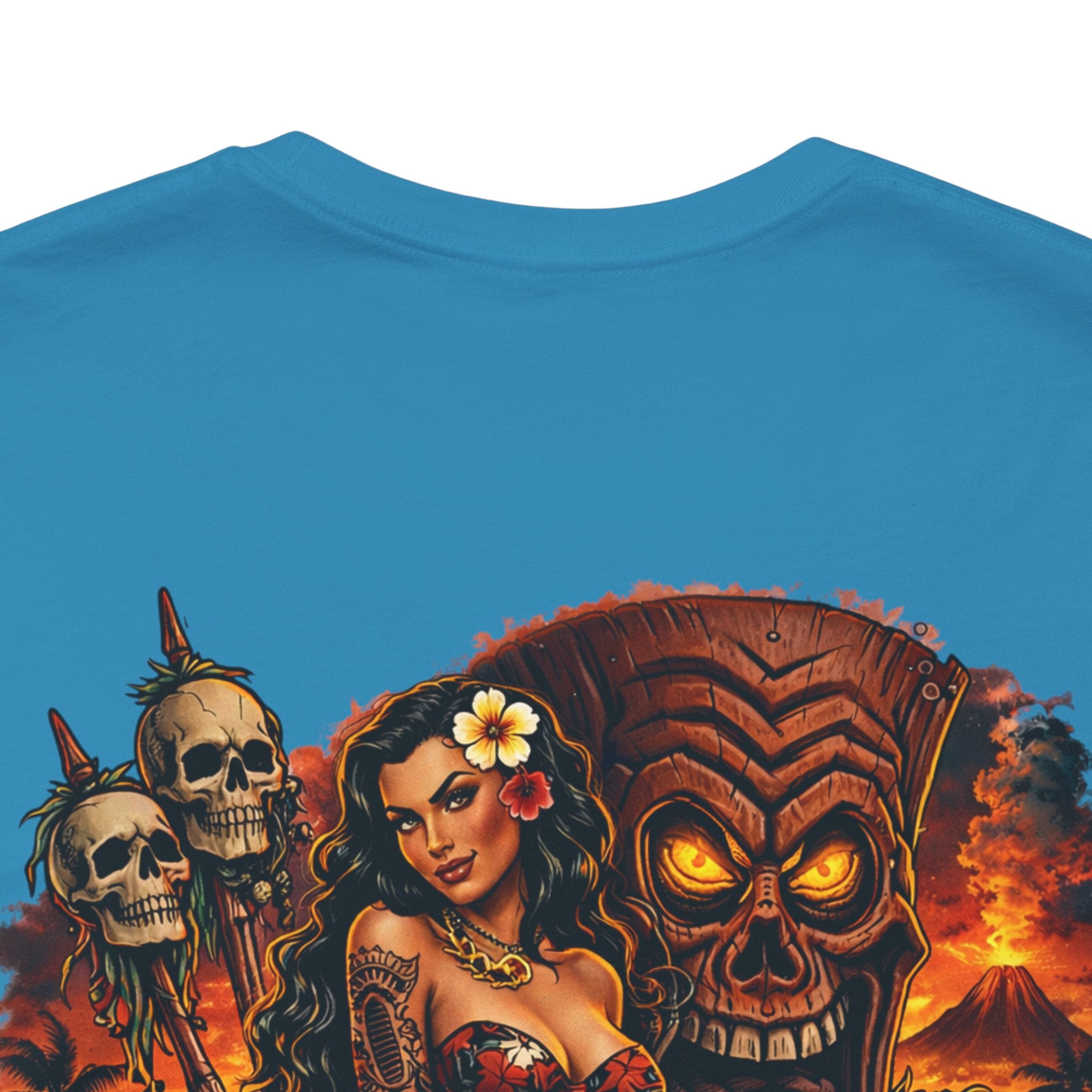 Tiki Horror Tee - "What Happens Here... Owns You" Graphic T-Shirt
