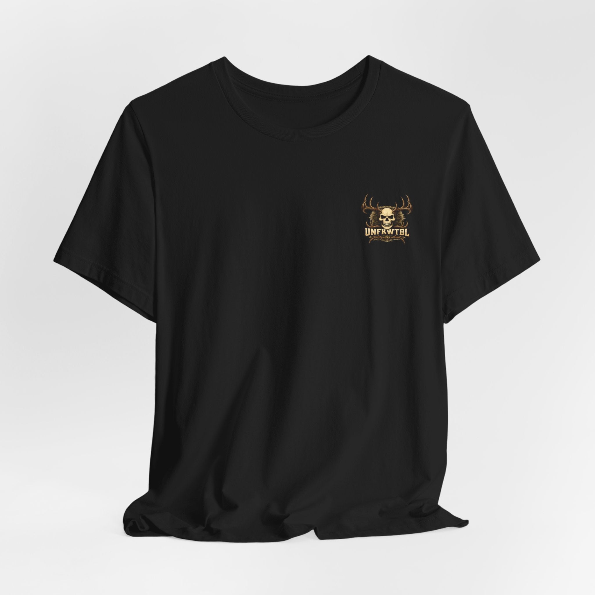 Zero Bucks Given Skull Deer Graphic Tee