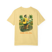 Micheal Myers Hanging in Hawaii Design Garment -Dyed T-shirt